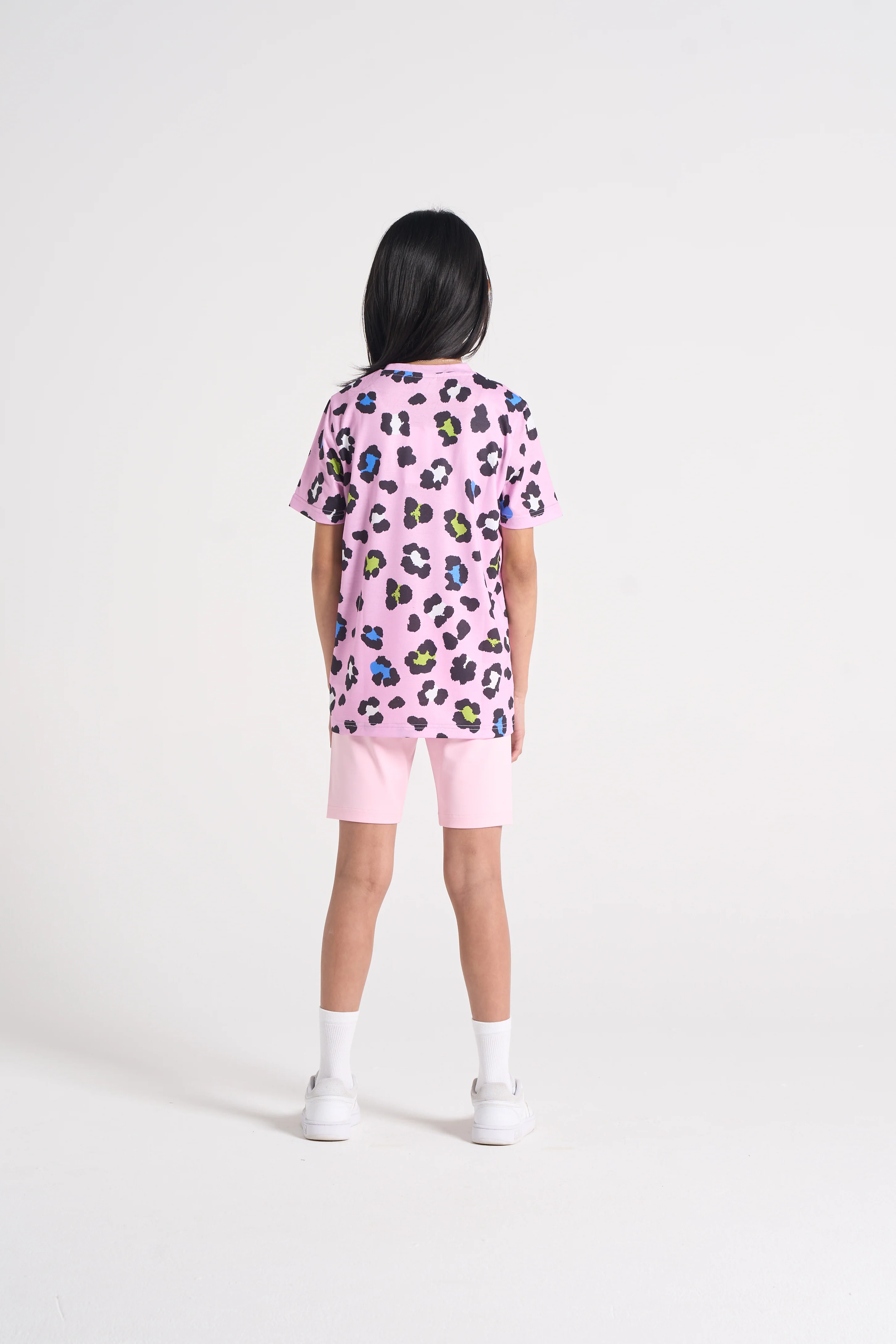 Hype Girls Lilac Leopard T-Shirt - Image 7