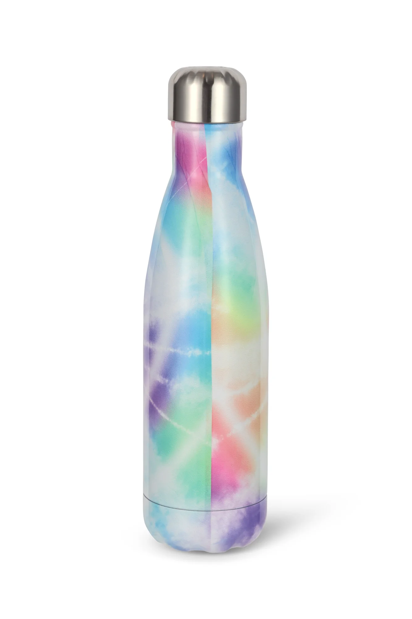 Hype Girls Multi Tie Dye Heart Thermal Water Bottle - Image 2