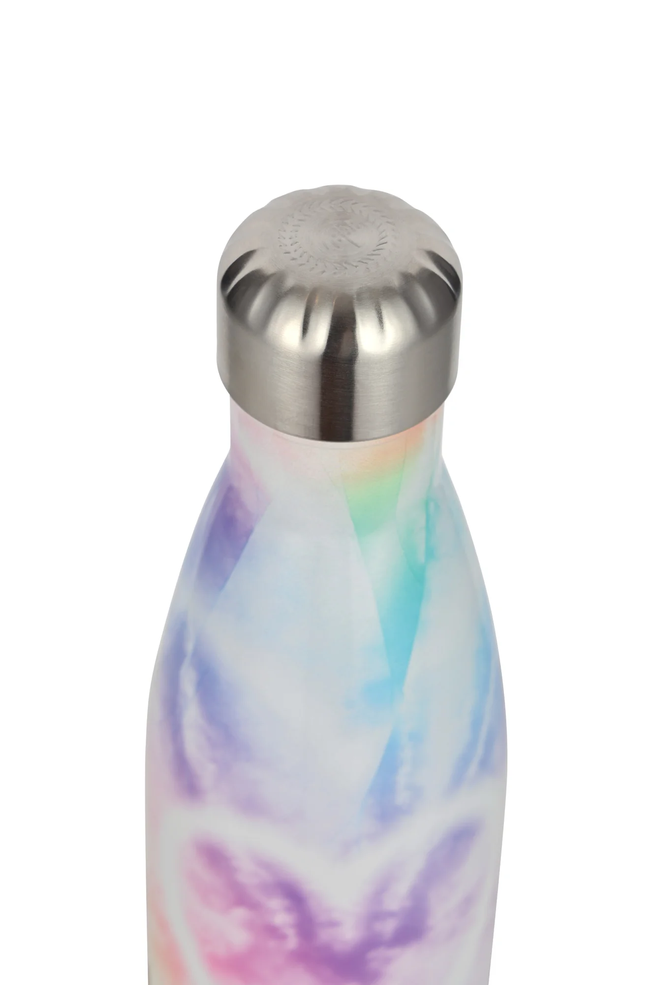 Hype Girls Multi Tie Dye Heart Thermal Water Bottle - Image 3