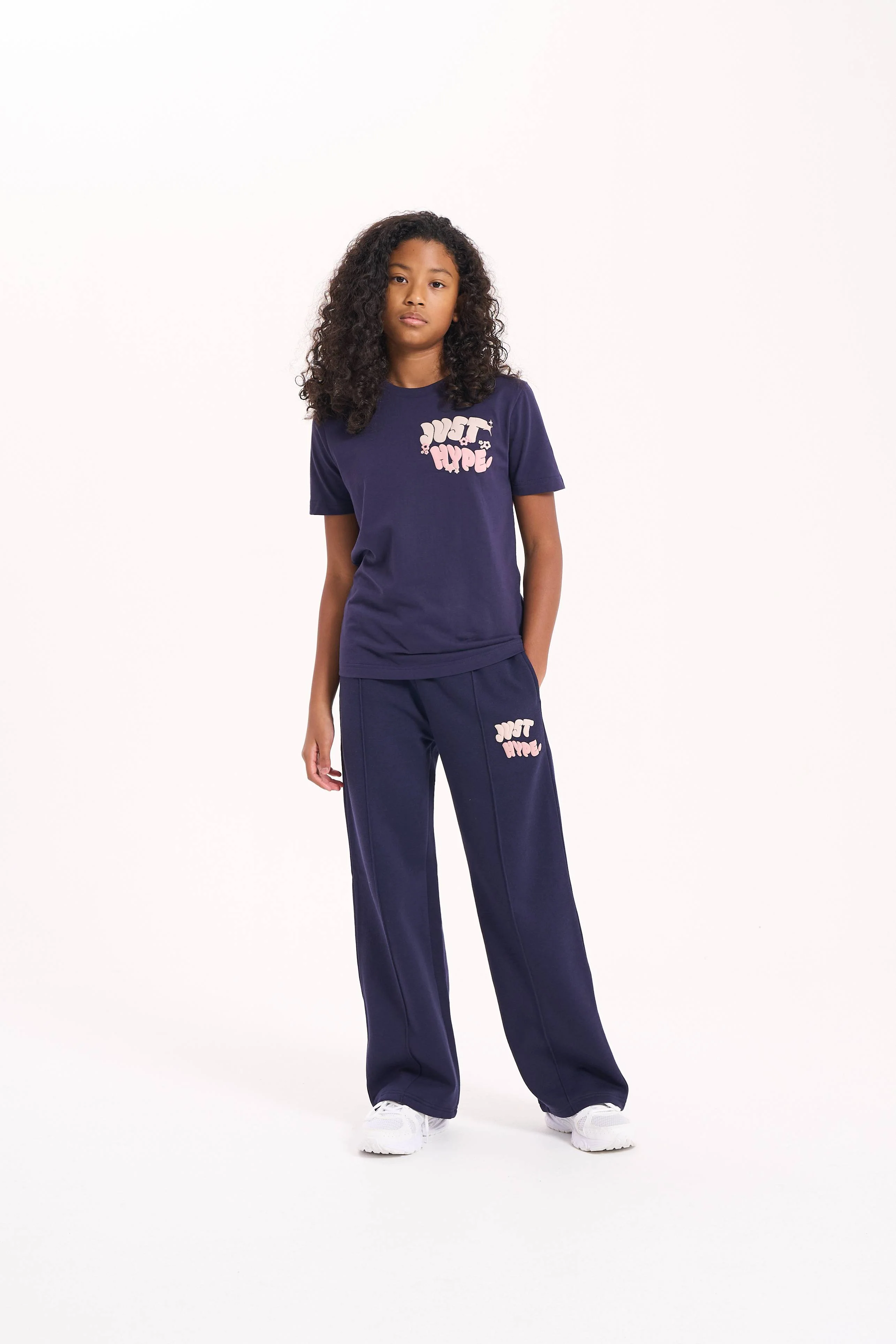 Hype Girls Navy Fantasy T-Shirt - Image 2