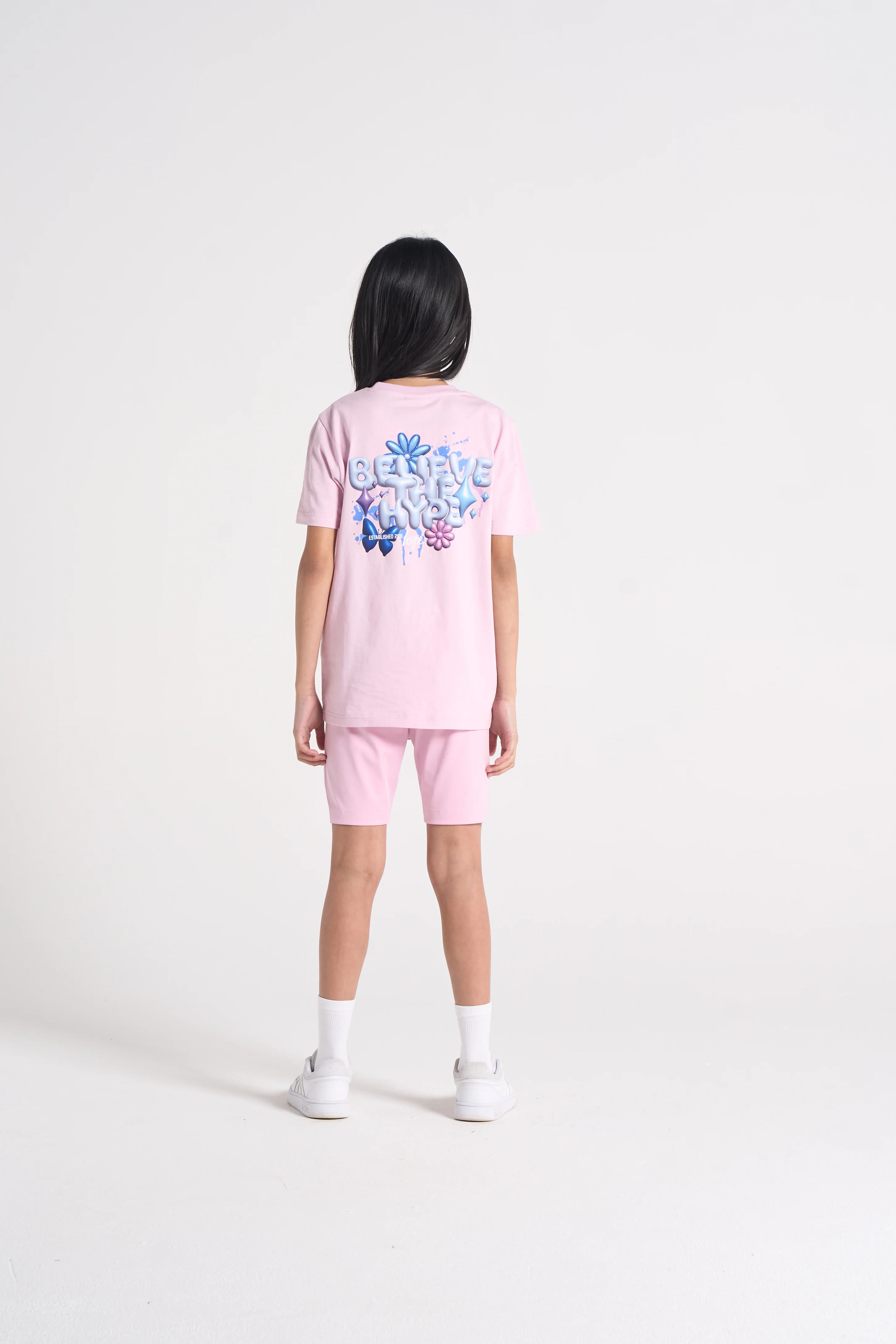 Hype Girls Pink Bubble Cycling Shorts - Image 5