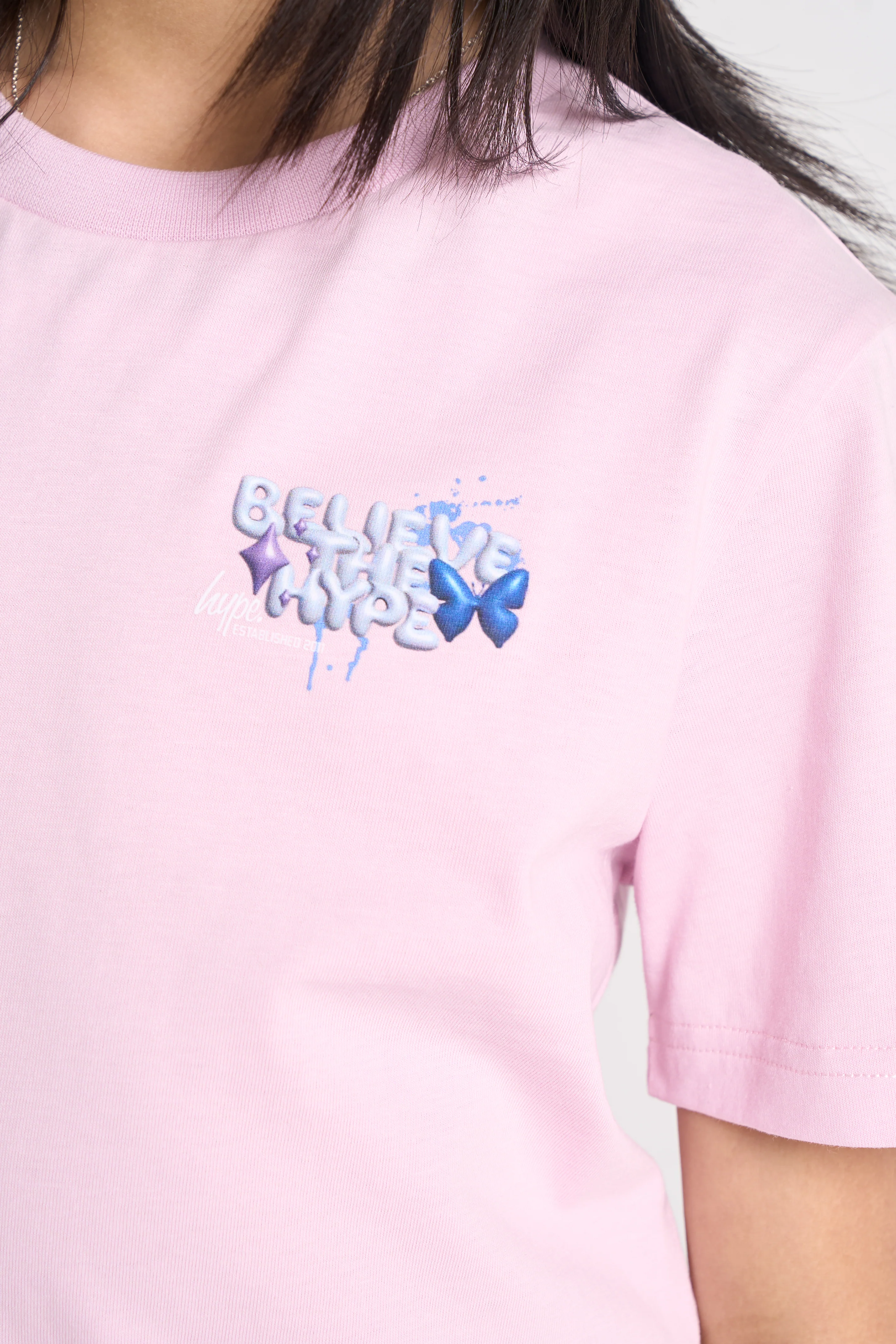 Hype Girls Pink Bubble T-Shirt & Shorts Set - Image 2