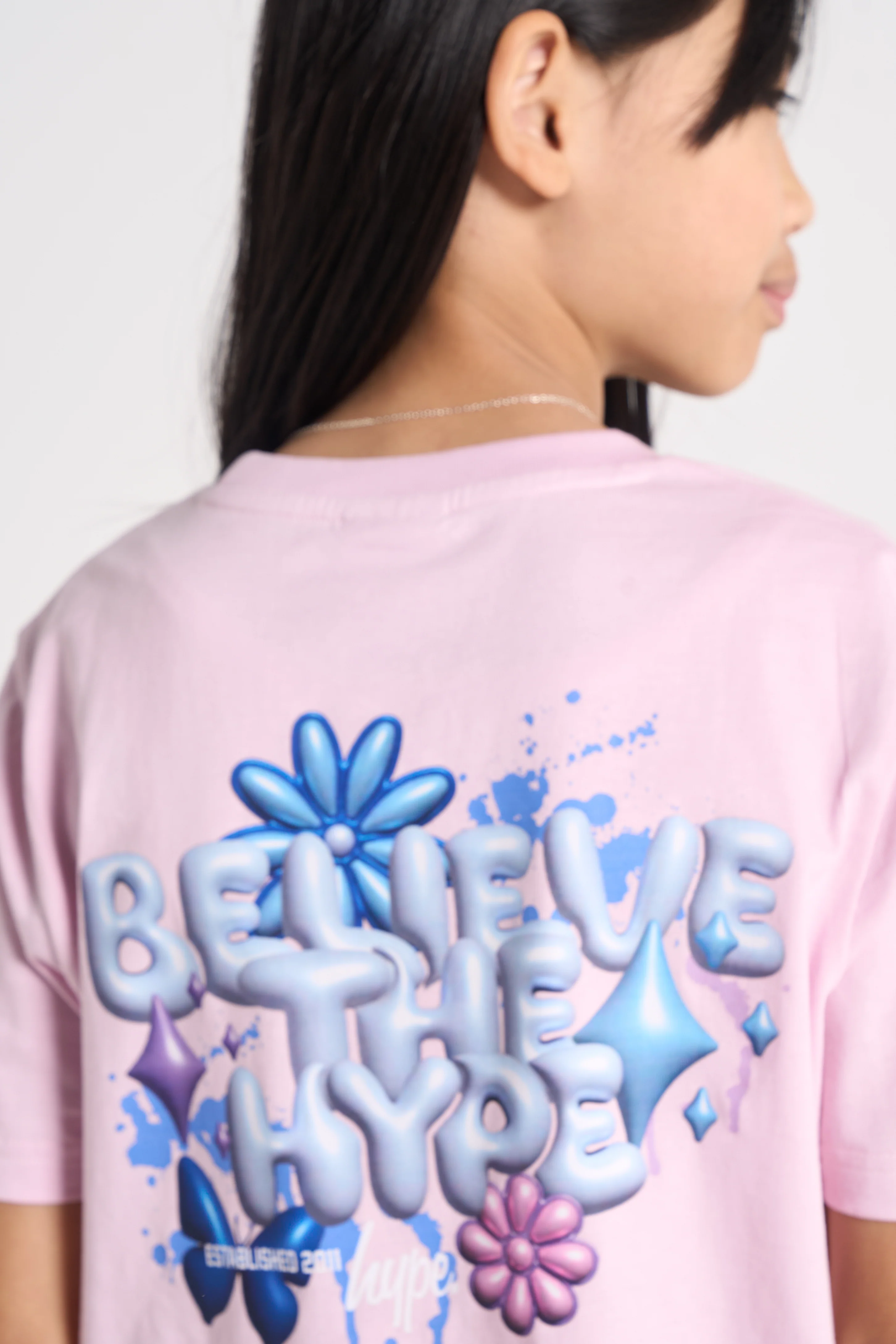Hype Girls Pink Bubble T-Shirt & Shorts Set - Image 3
