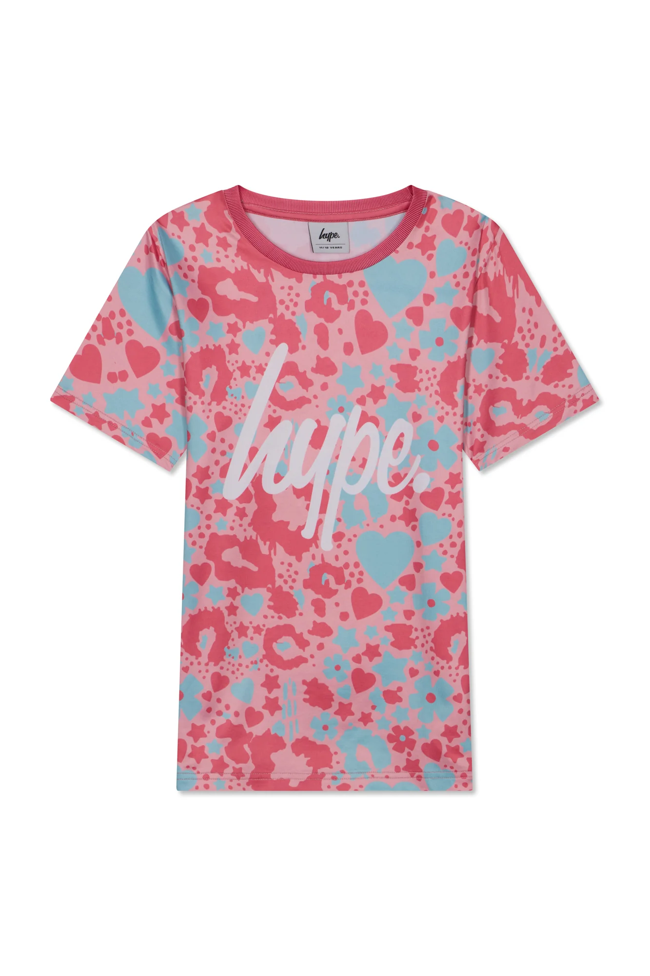 Hype Girls Pink Ditsy T-Shirt - Image 5