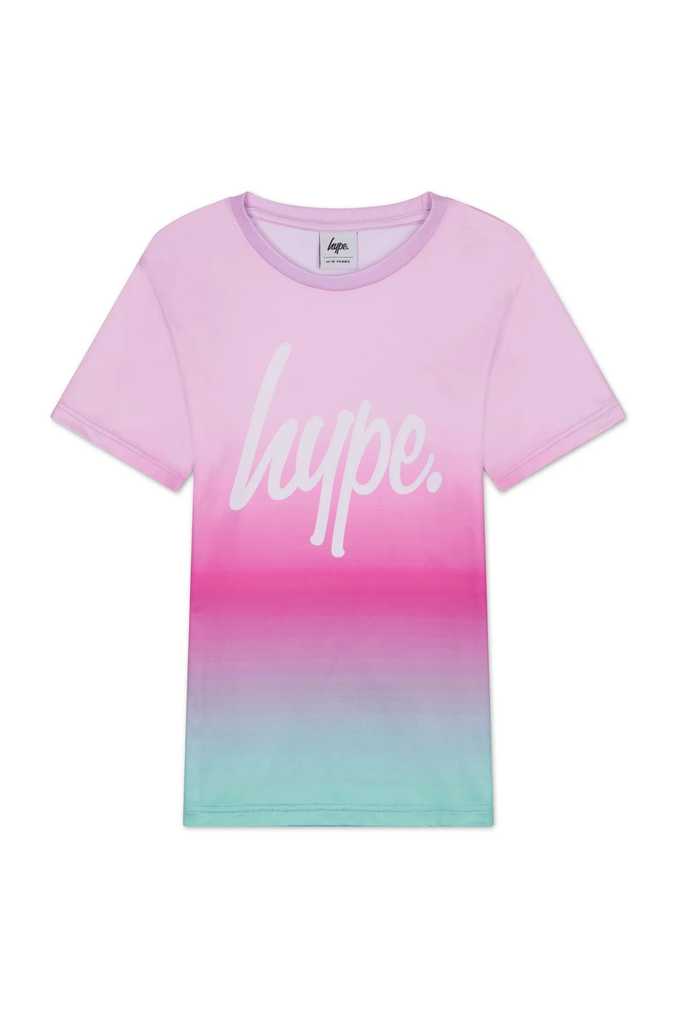 Hype Girls Pink/Mint Sundae Fade T-Shirt - Image 3