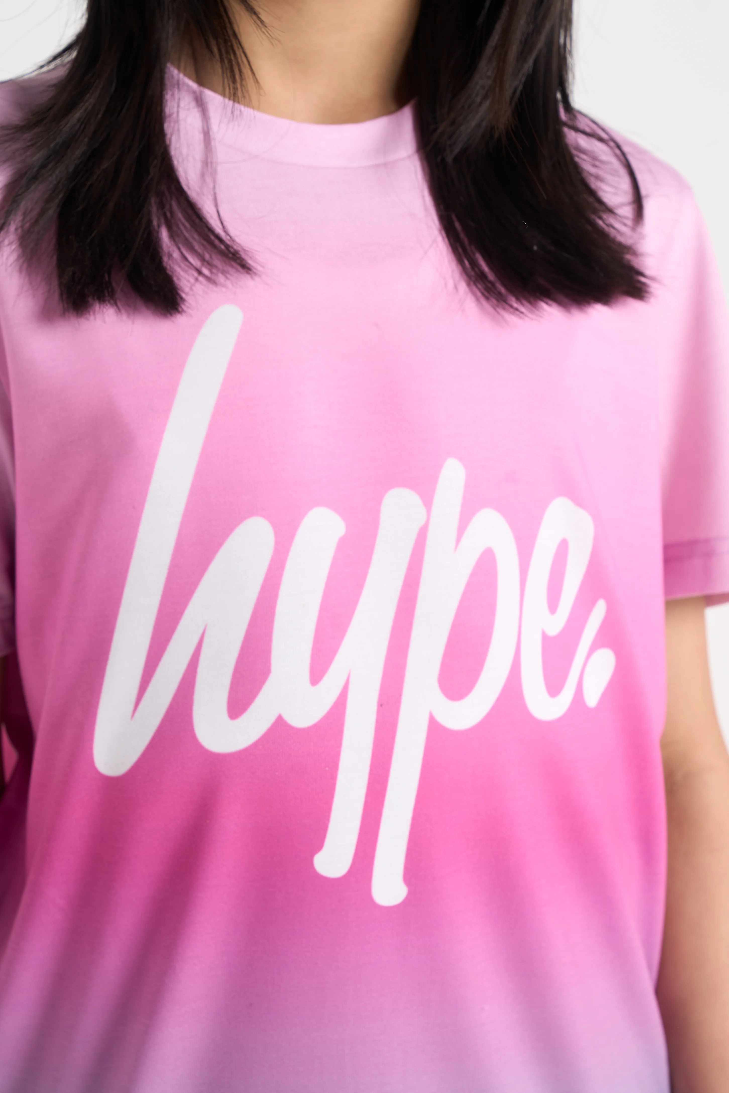 Hype Girls Pink/Mint Sundae Fade T-Shirt & Shorts Set - Image 2
