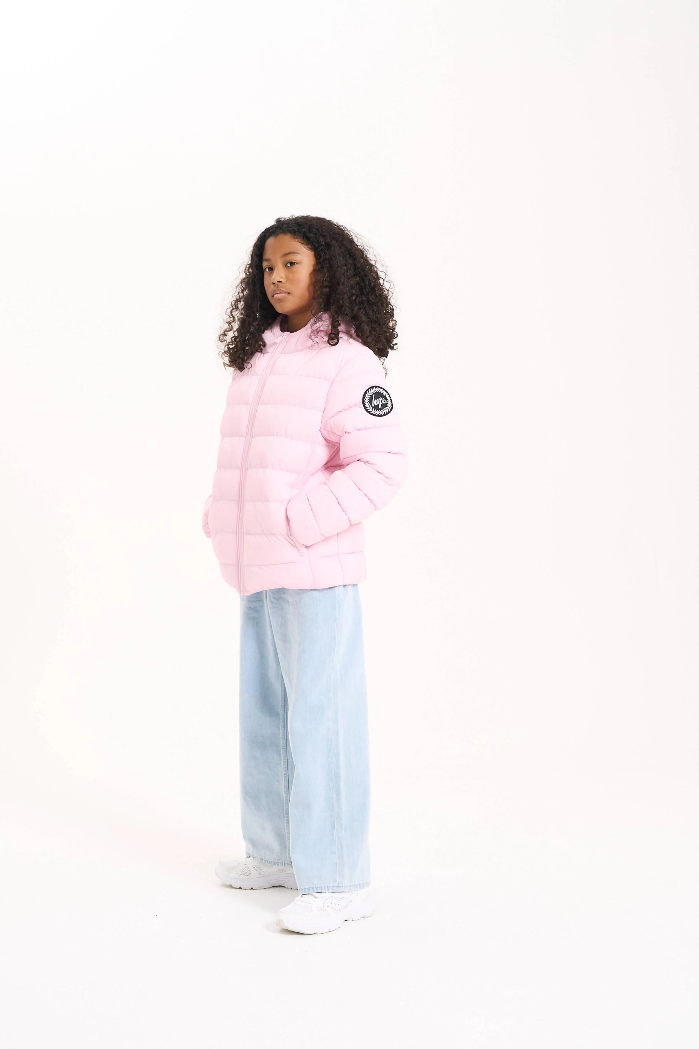 Hype Girls Pink Padded Jacket - Image 3