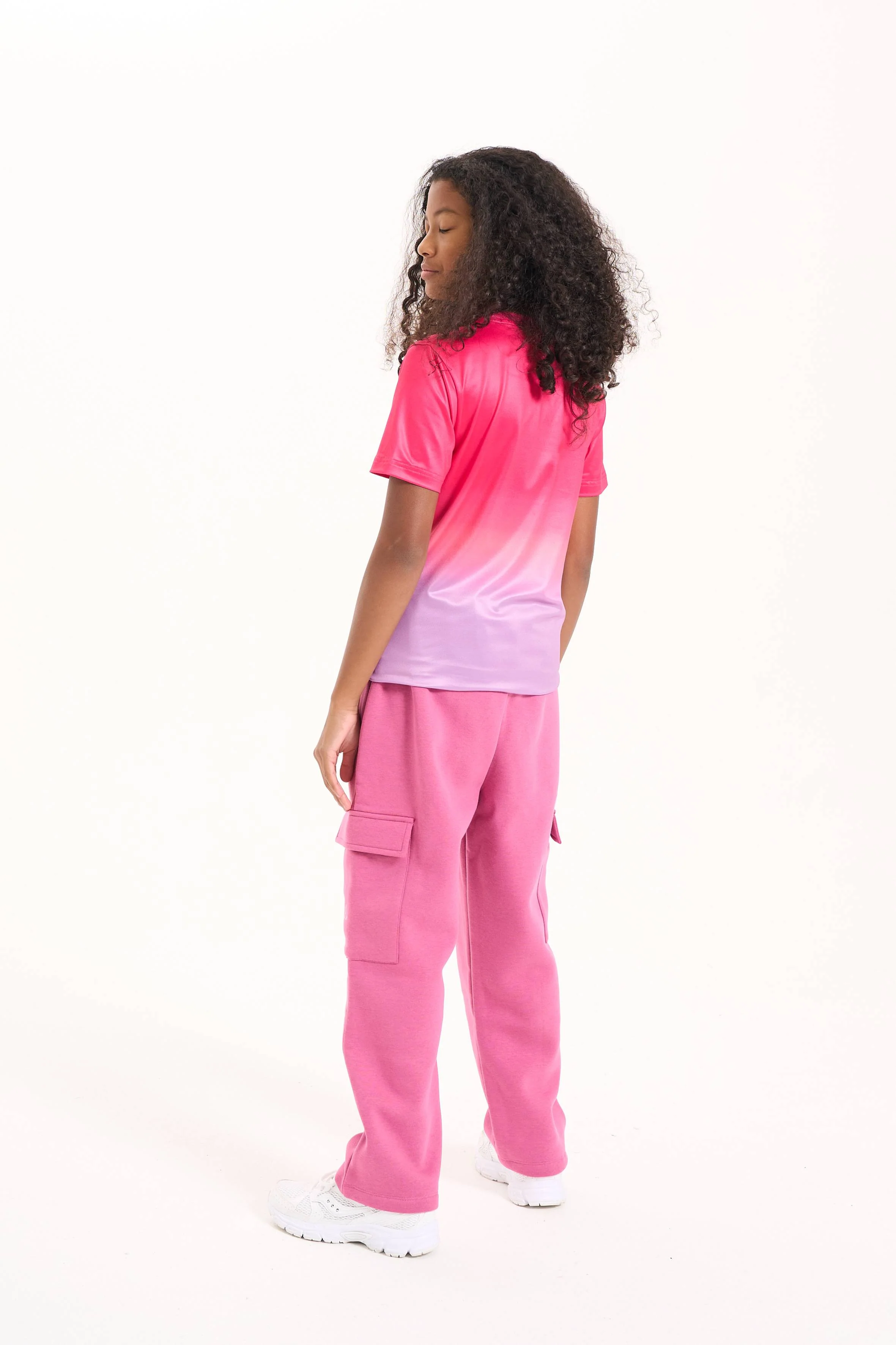 Hype Girls Pink Passion Fade T-Shirt - Image 4