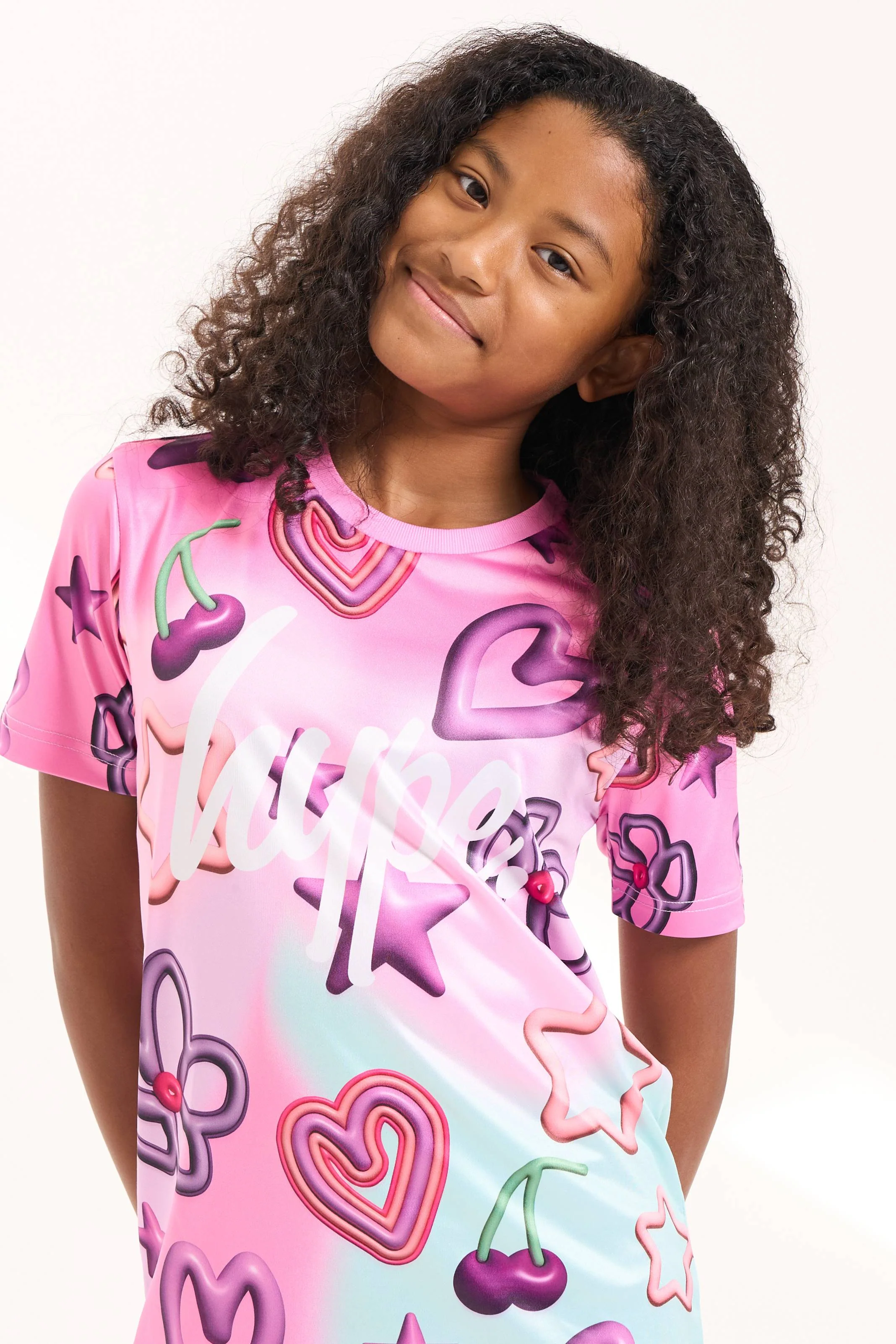 Hype Girls Pink Reverie T-Shirt - Image 2