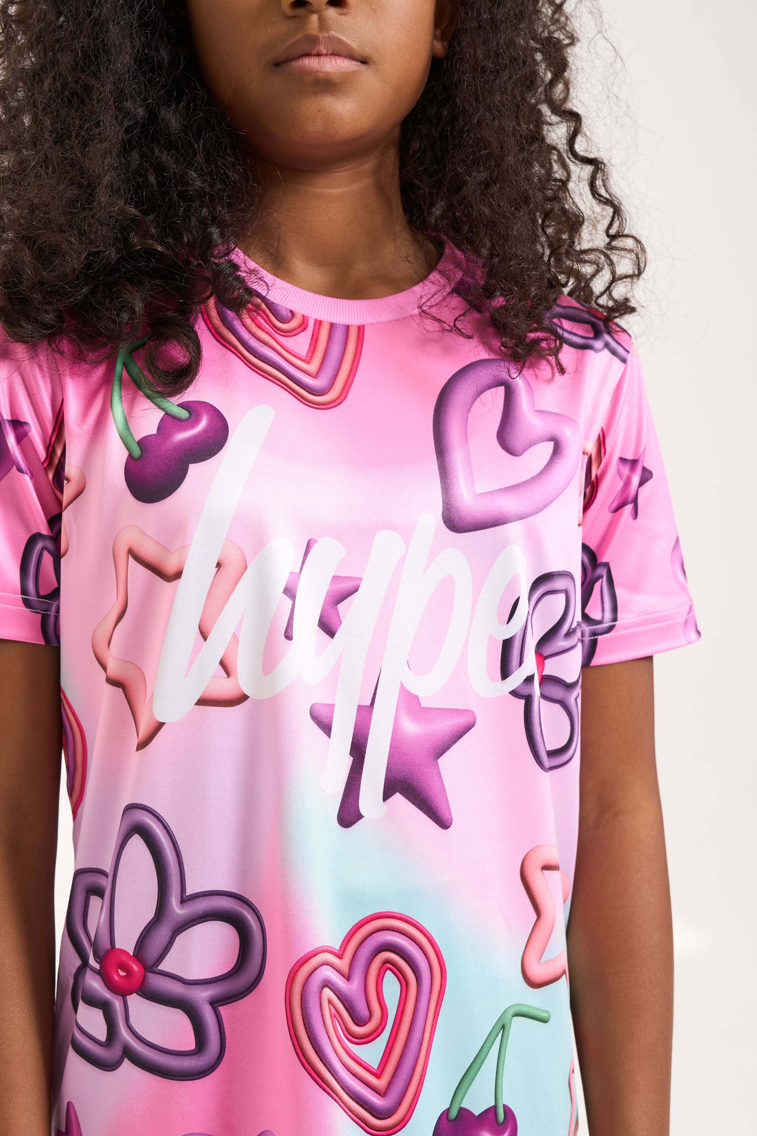 Hype Girls Pink Reverie T-Shirt - Image 3