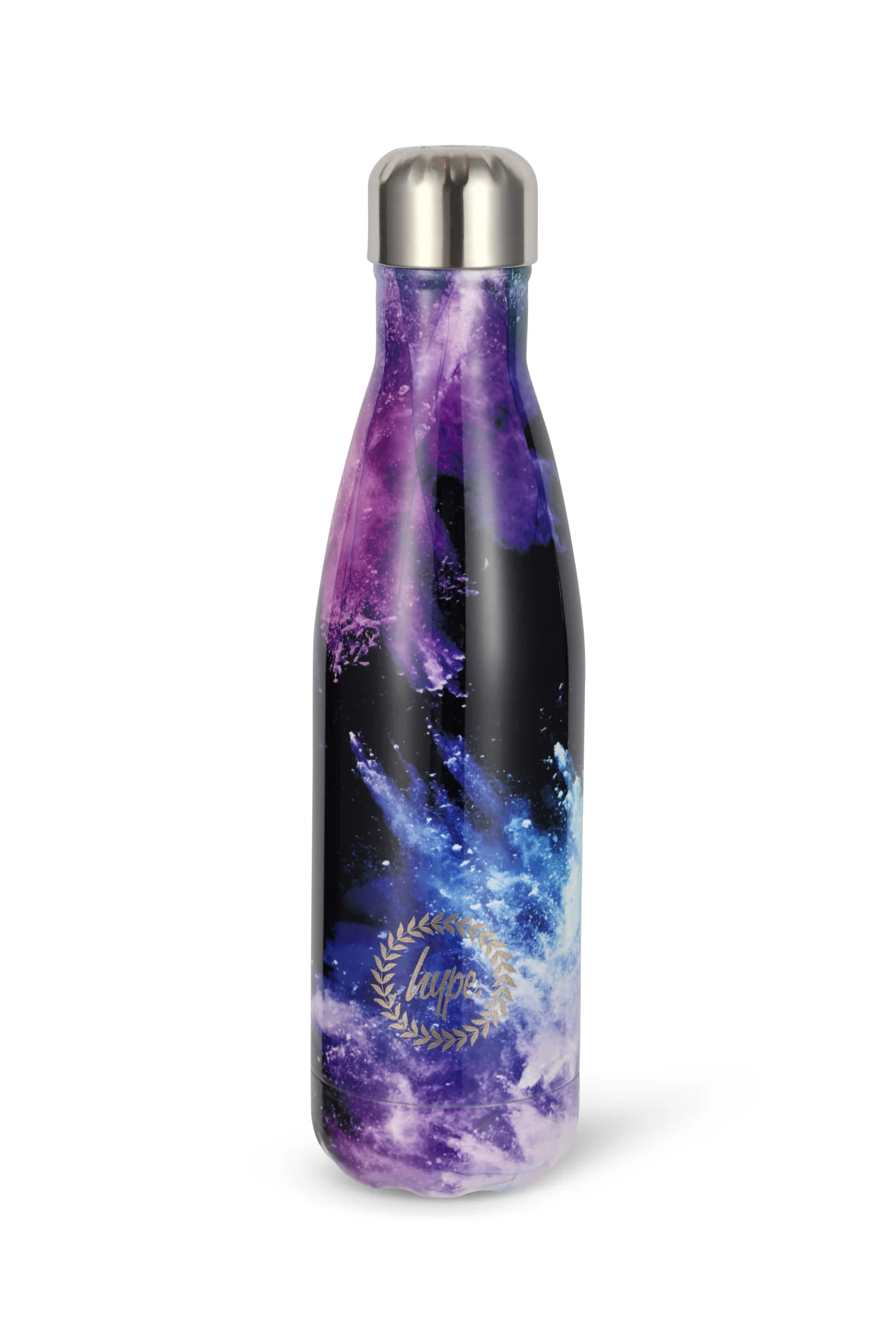 Hype Girls Purple Chalk Dust Thermal Water Bottle - Image 4