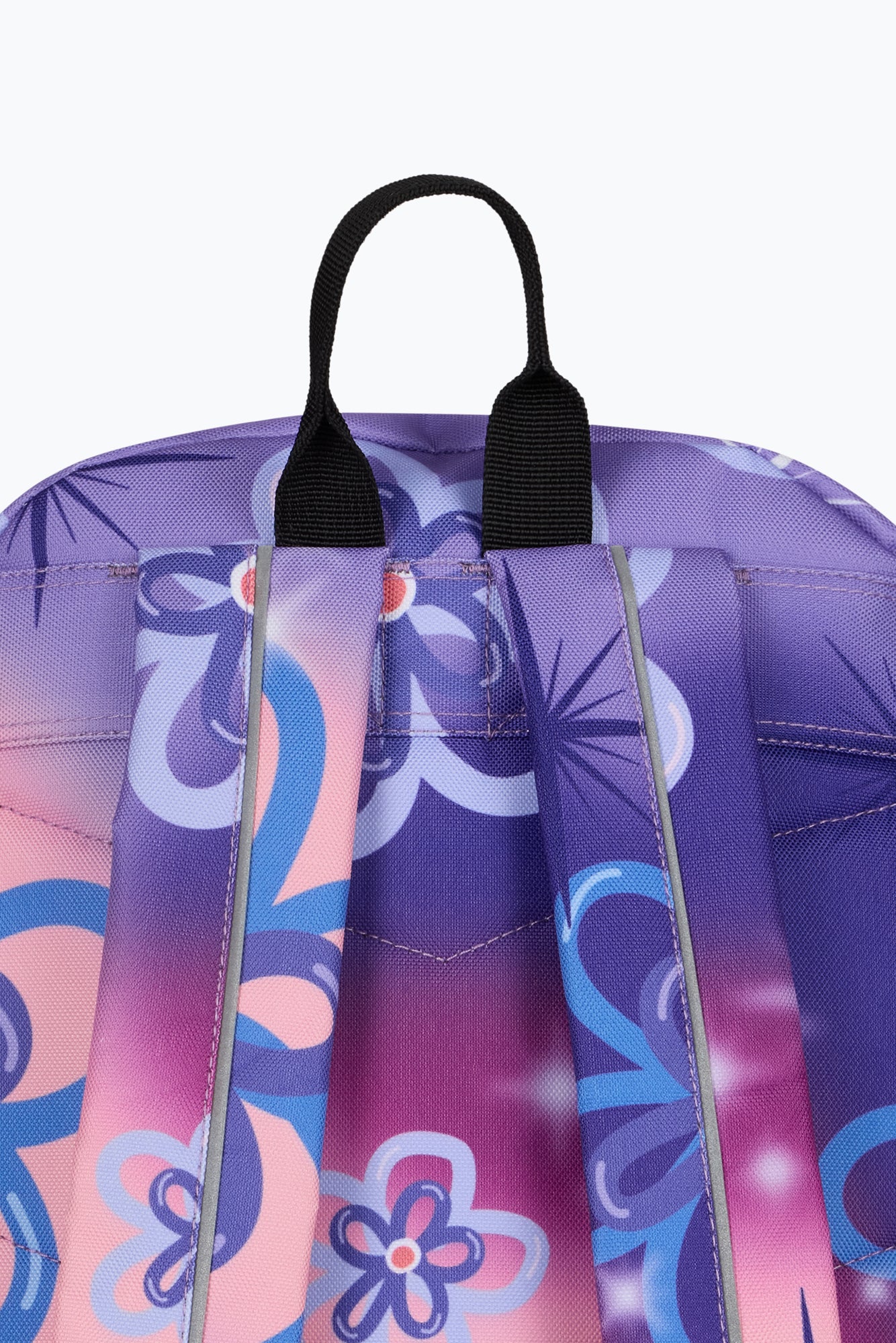 Hype Girls Purple Sparkle Flower Backpack - Image 4