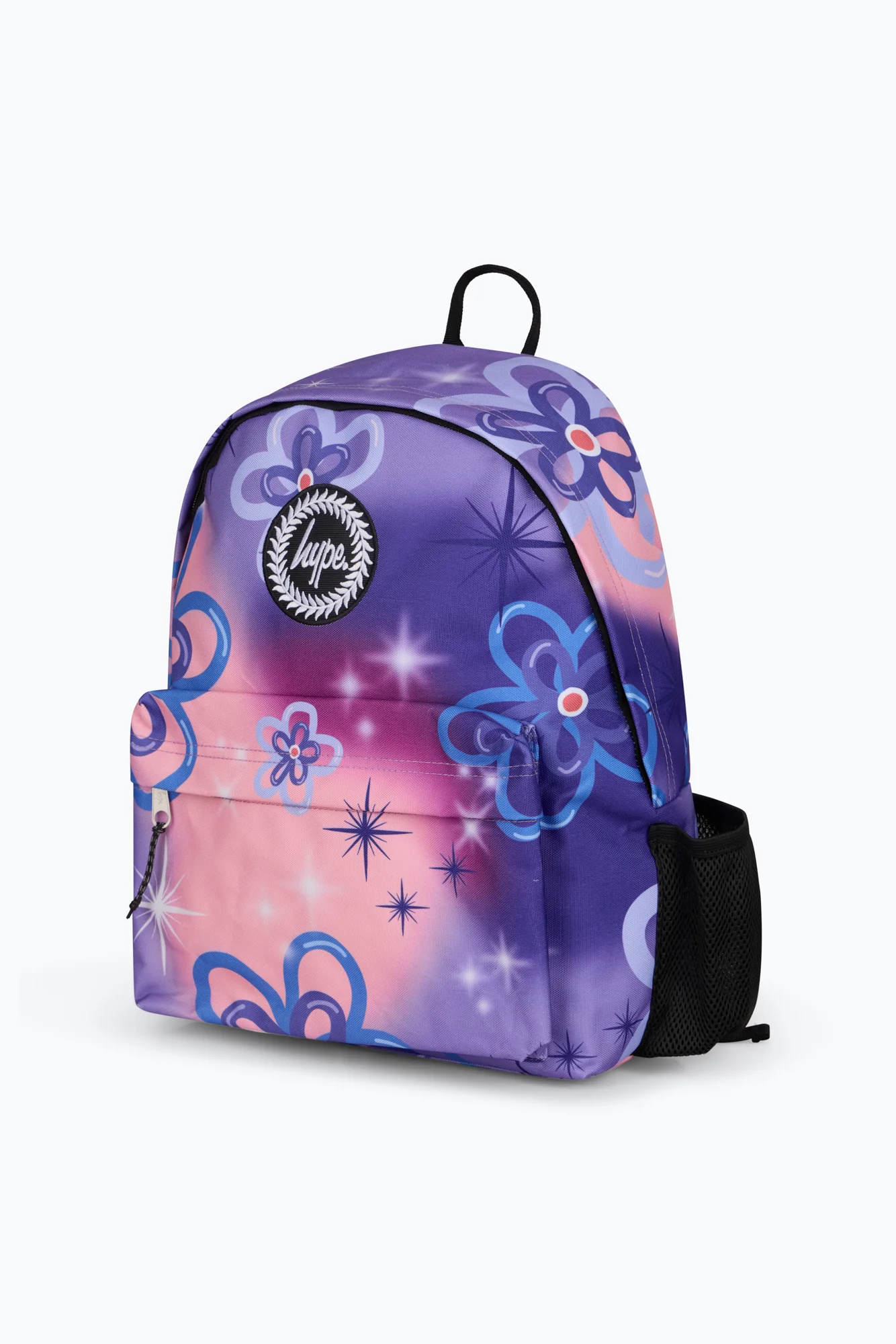 Hype Girls Purple Sparkle Flower Backpack - Image 5