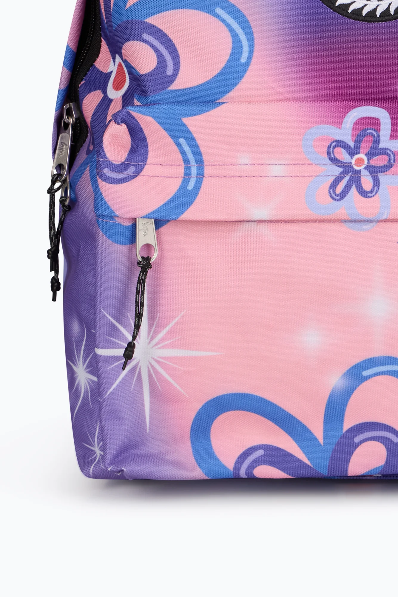 Hype Girls Purple Sparkle Flower Backpack - Image 7