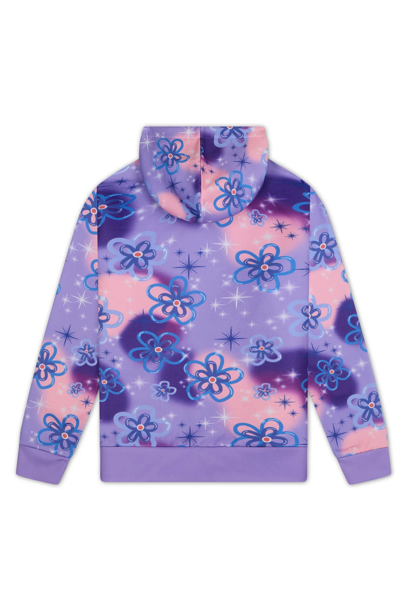 Hype Girls Purple Sparkle Flower Hoodie - Image 6