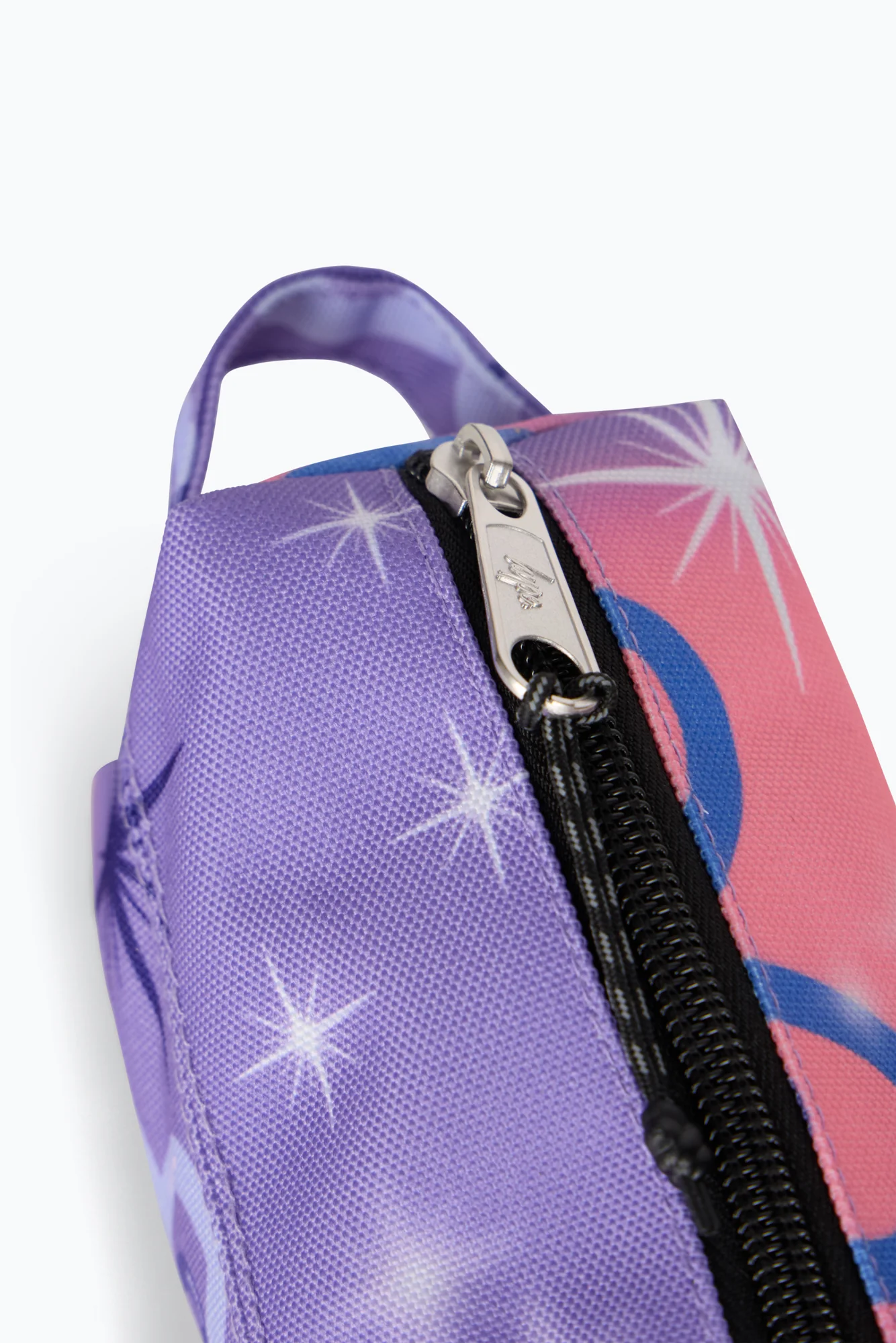 Hype Girls Purple Sparkle Flower Pencil Case - Image 4