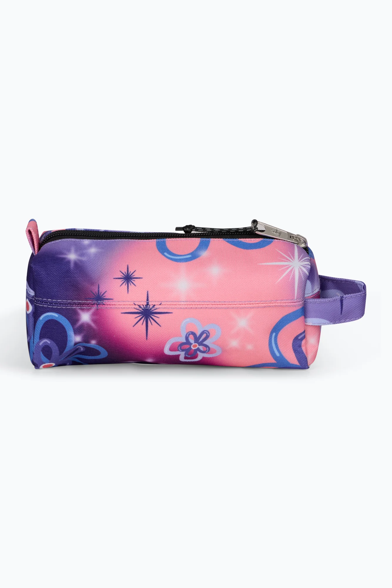 Hype Girls Purple Sparkle Flower Pencil Case - Image 5