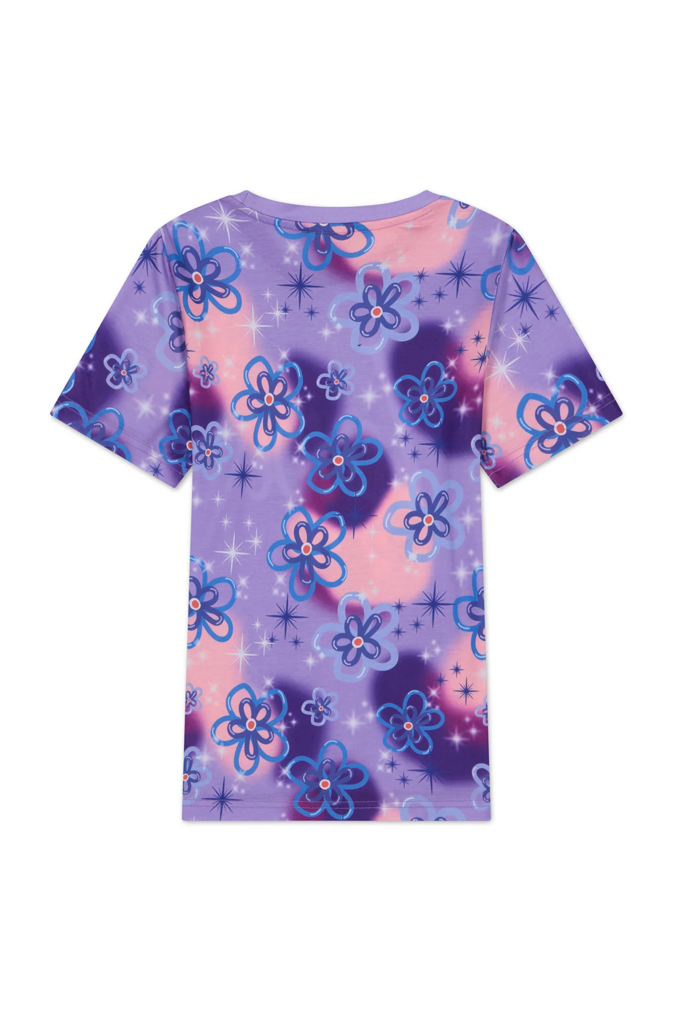 Hype Girls Purple Sparkle Flower T-Shirt - Image 6