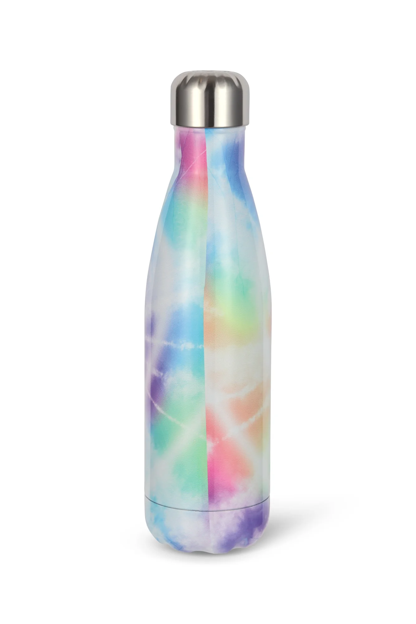 Hype Girls Rainbow Tie-Dye Thermal Water Bottle - Image 2
