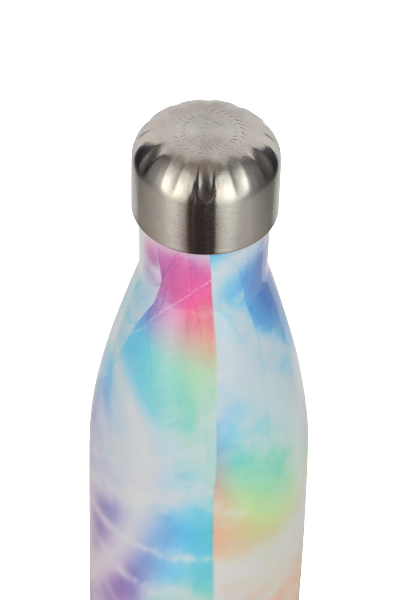 Hype Girls Rainbow Tie-Dye Thermal Water Bottle - Image 3