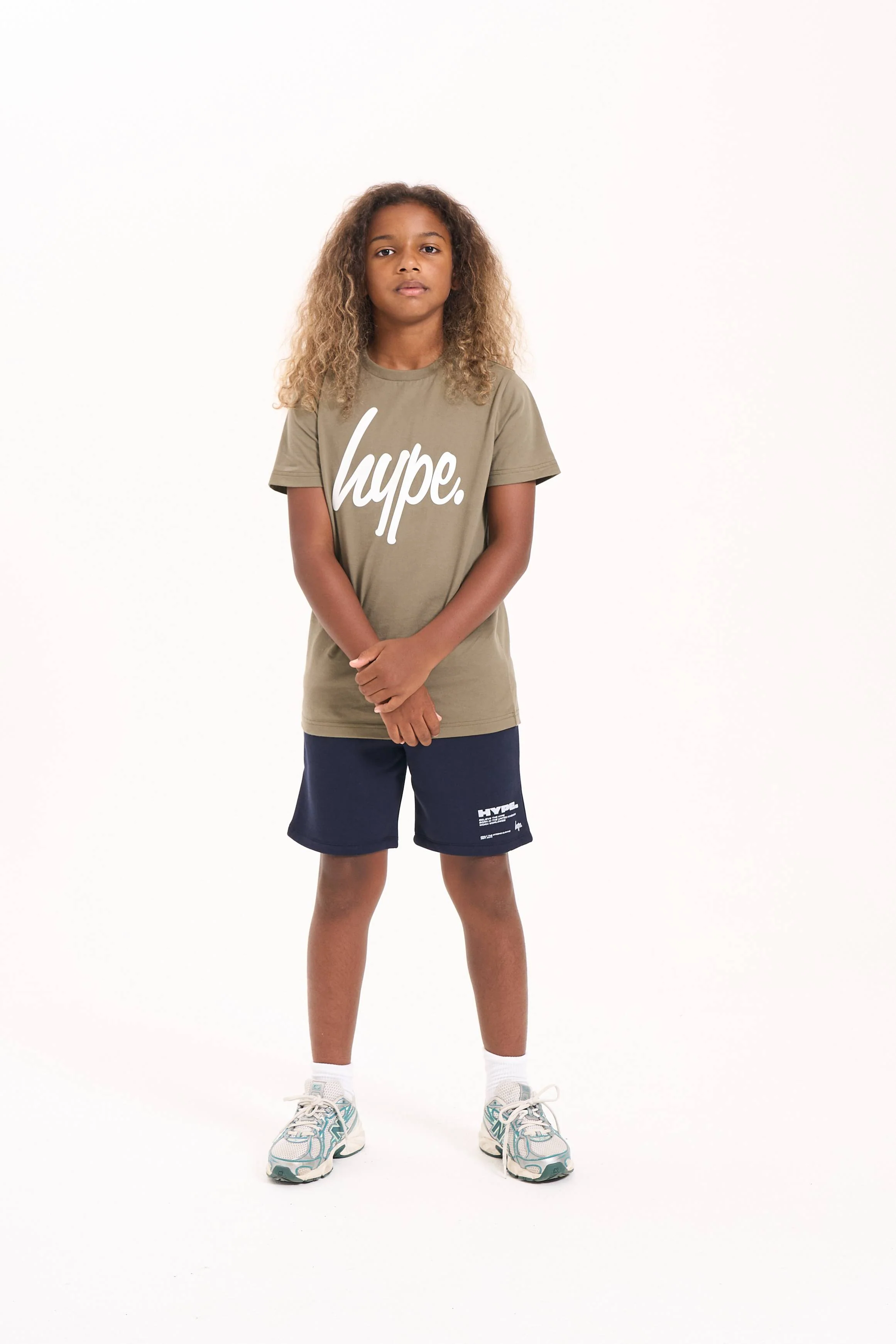 Hype Unisex Khaki Essence T-Shirt - Image 3