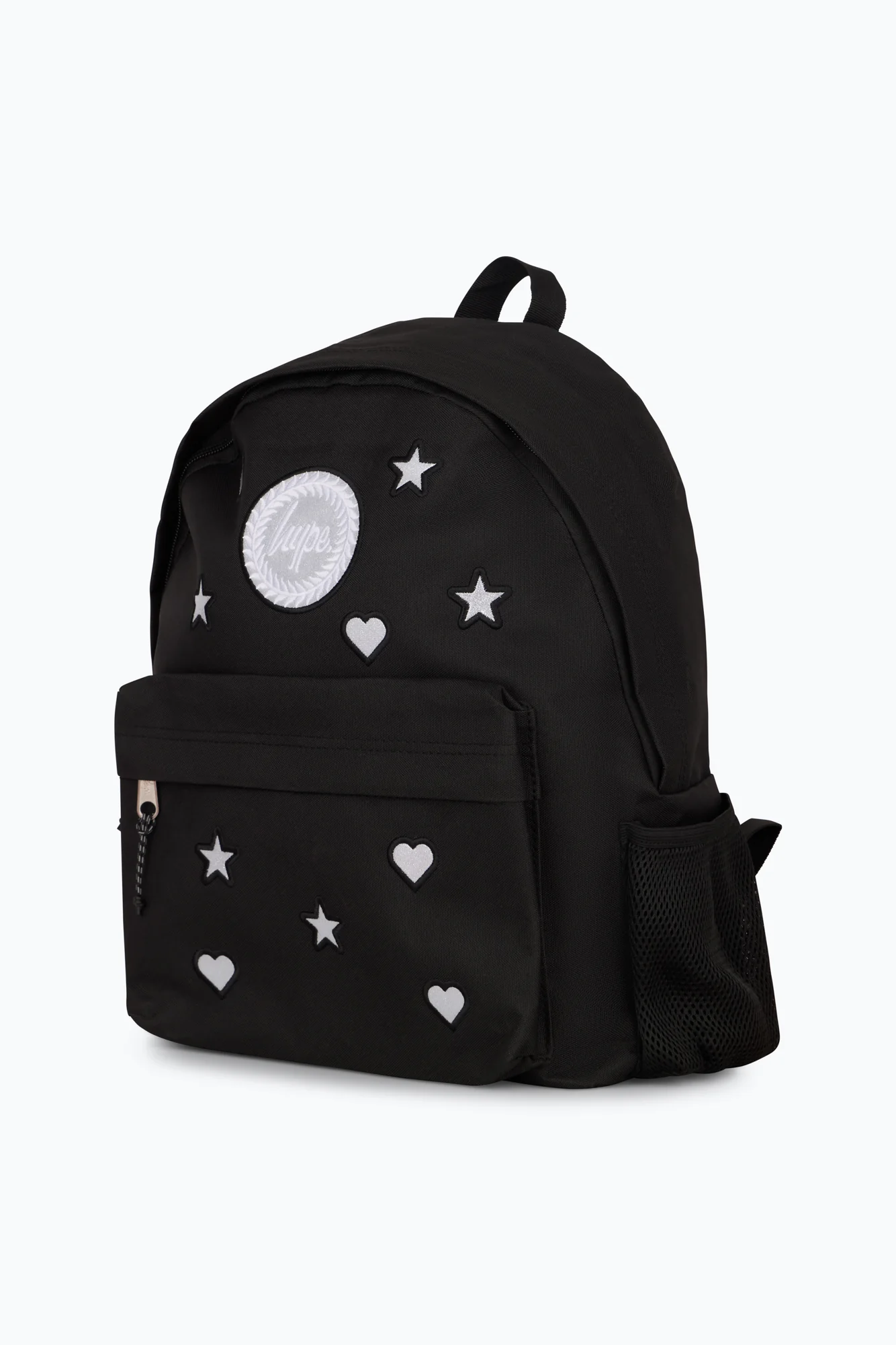 Hype Kids Black Chrome Charm Backpack - Image 4
