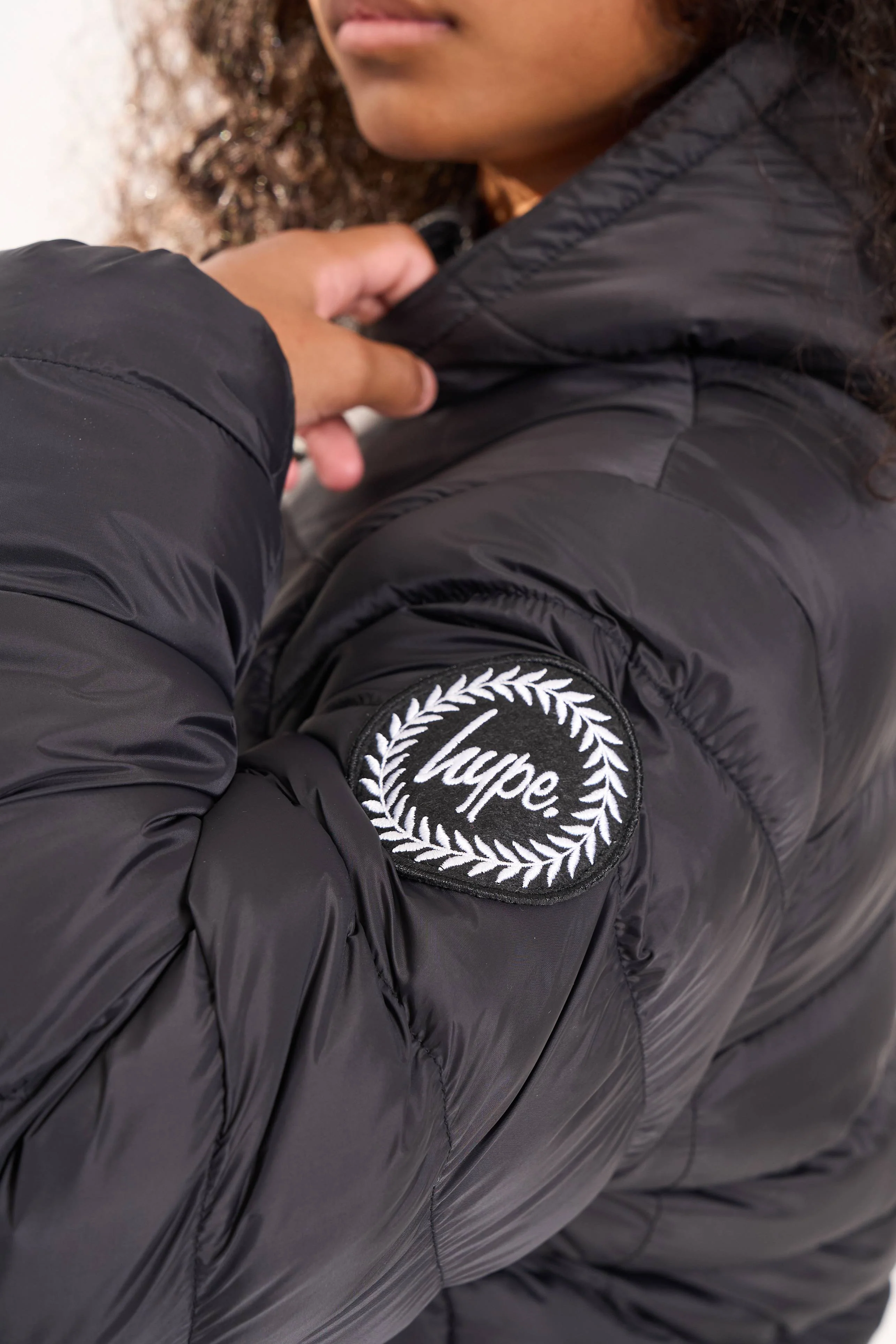 Hype Kids Black Padded Jacket - Image 4