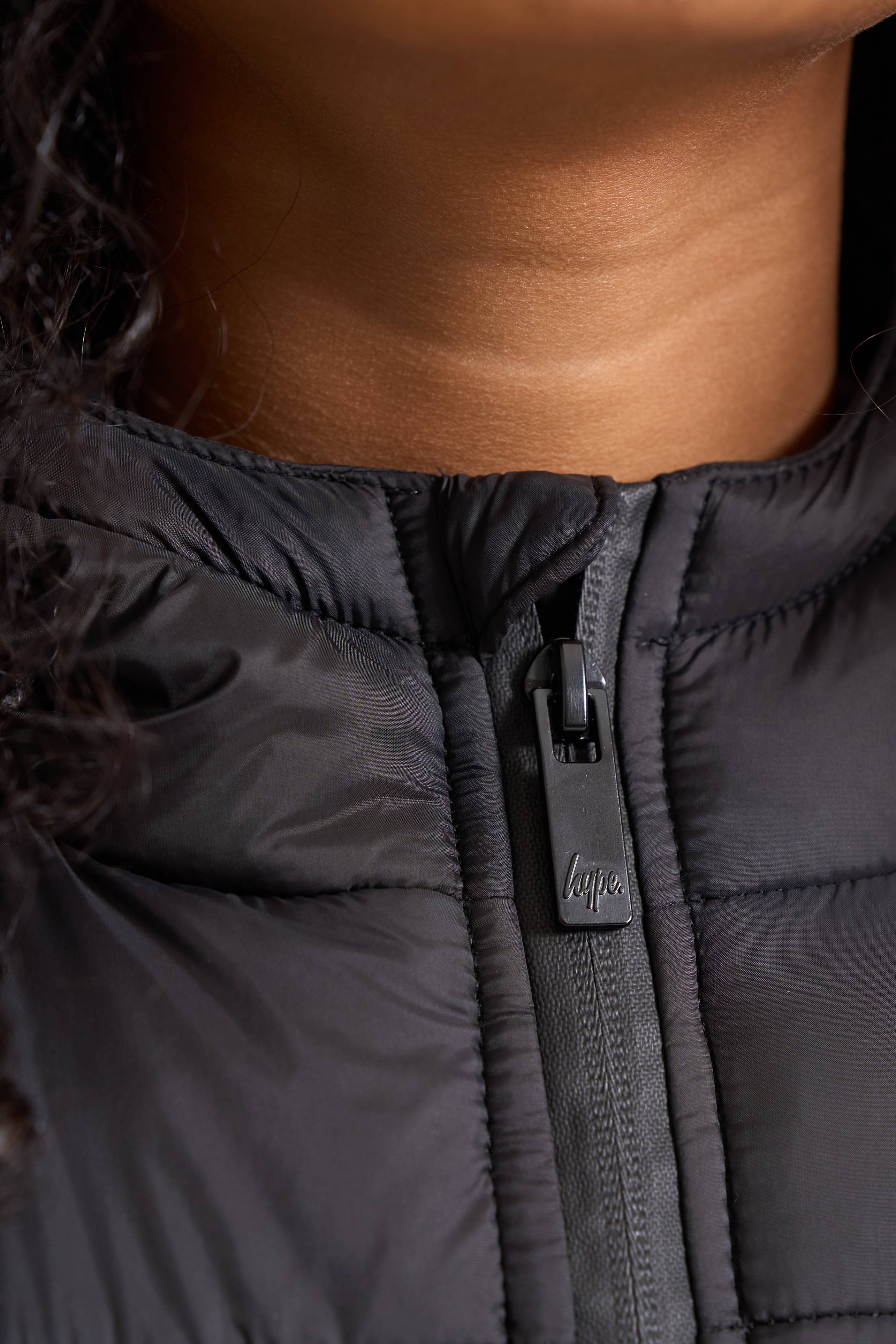 Hype Kids Black Padded Jacket - Image 5
