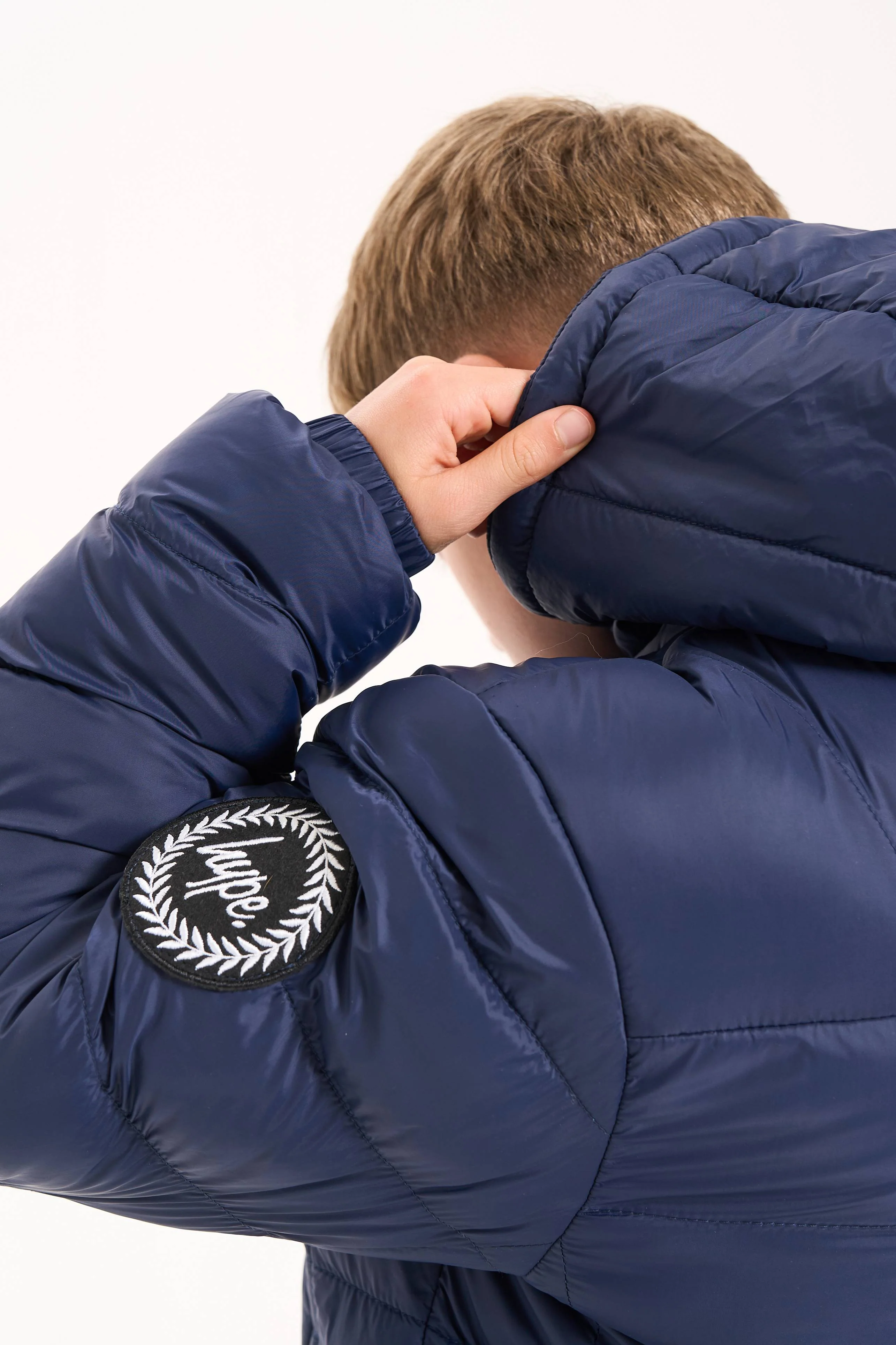 Hype Kids Navy Padded Jacket - Image 5