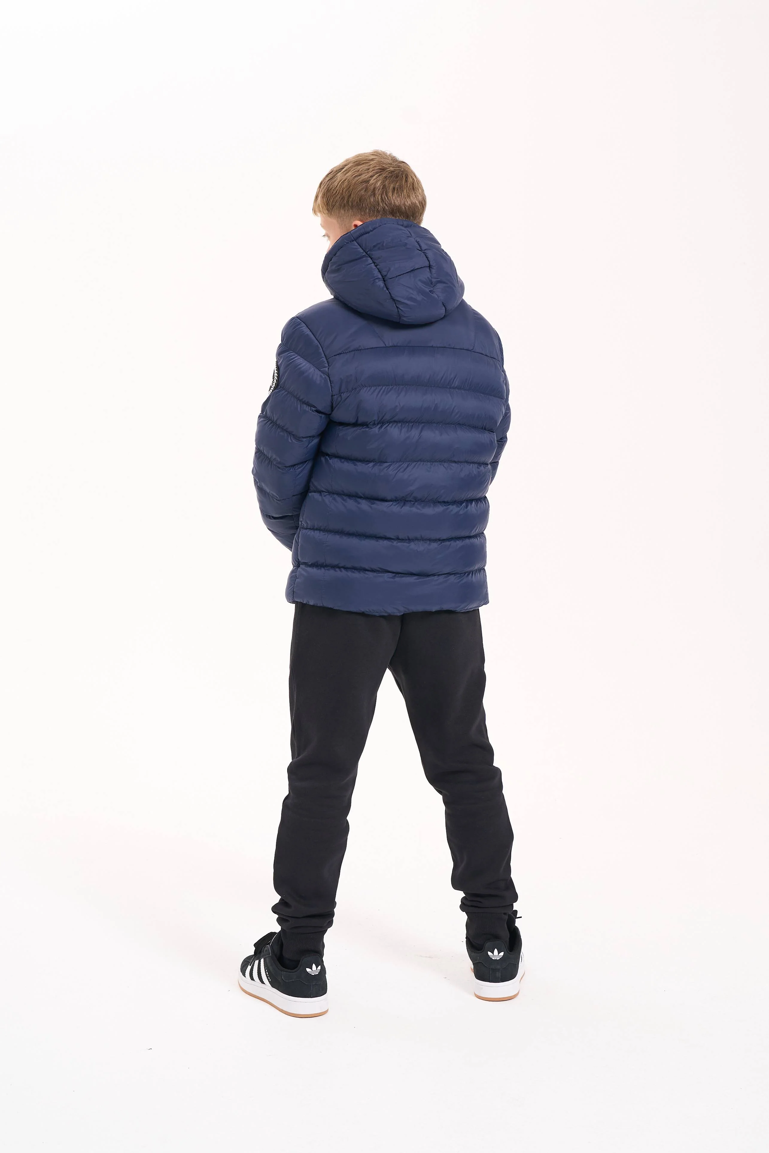 Hype Kids Navy Padded Jacket - Image 7
