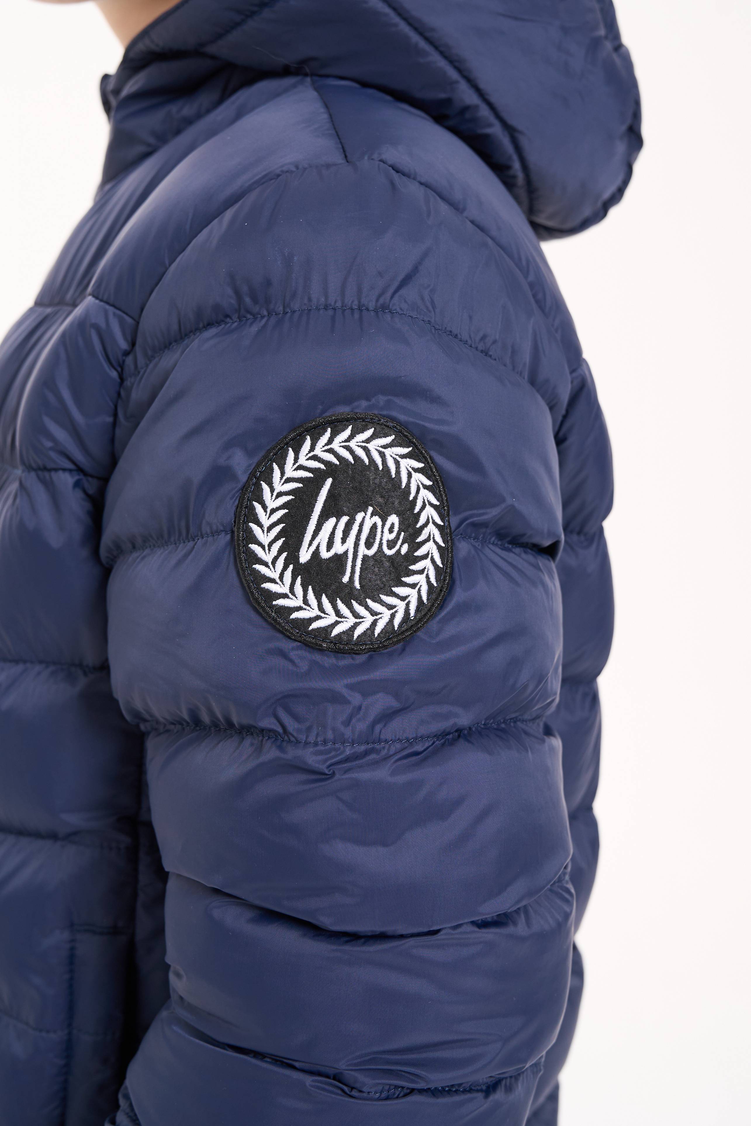 Hype Kids Navy Padded Jacket - Image 9