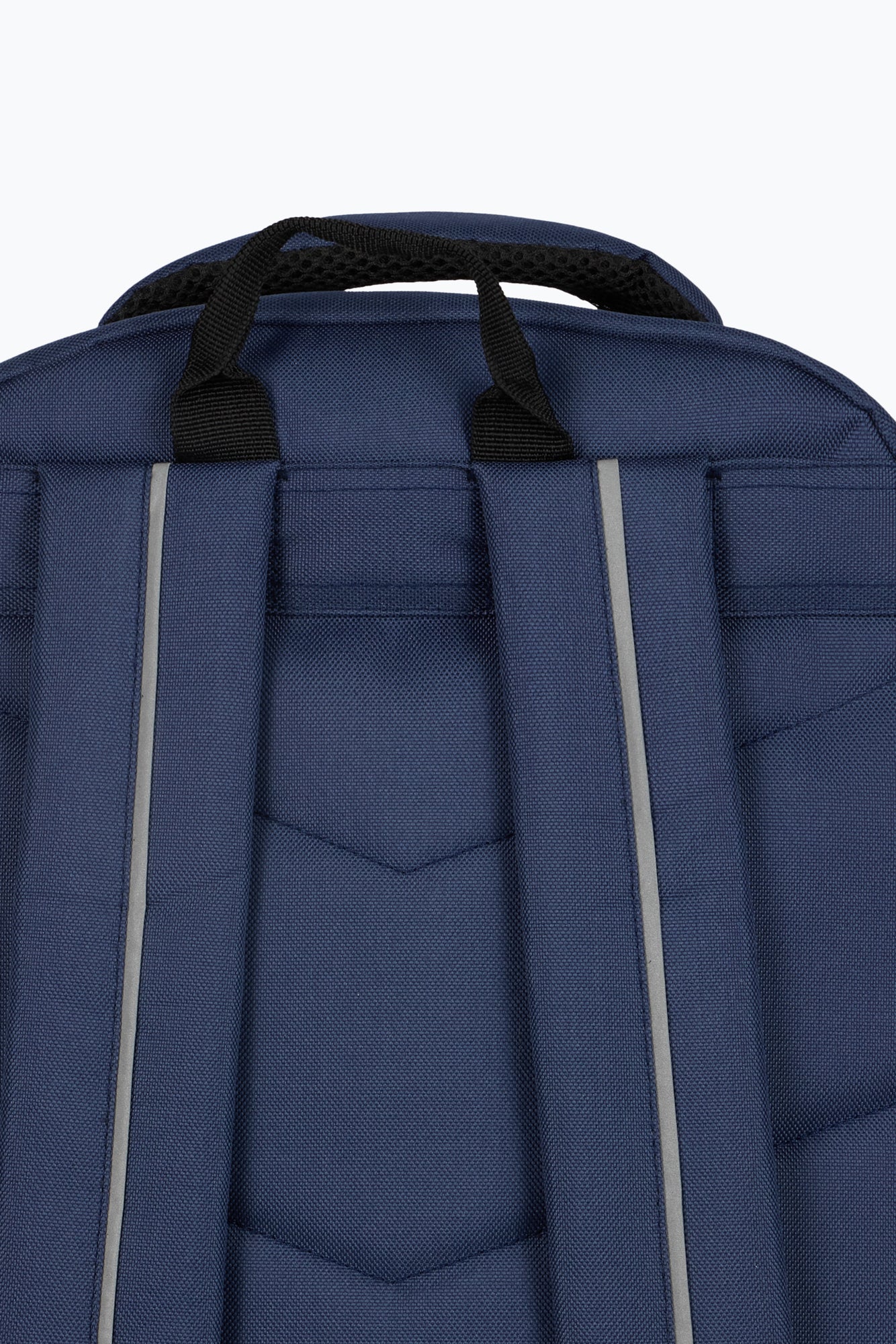 Hype Kids Navy Square Rubber Multi Pocket Backpack - Image 4