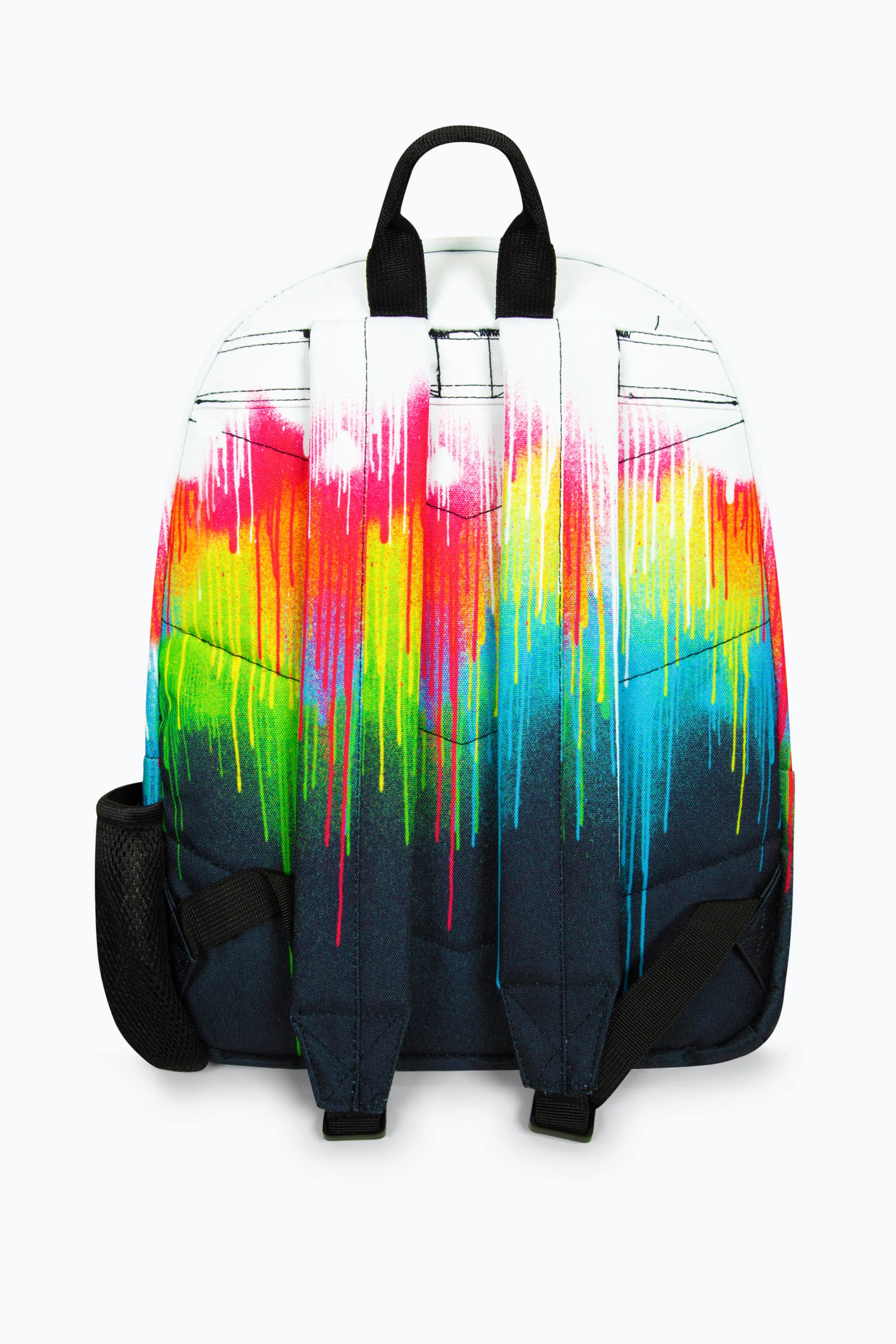 Hype Unisex Iconic Drips Multicolour Backpack - Image 3