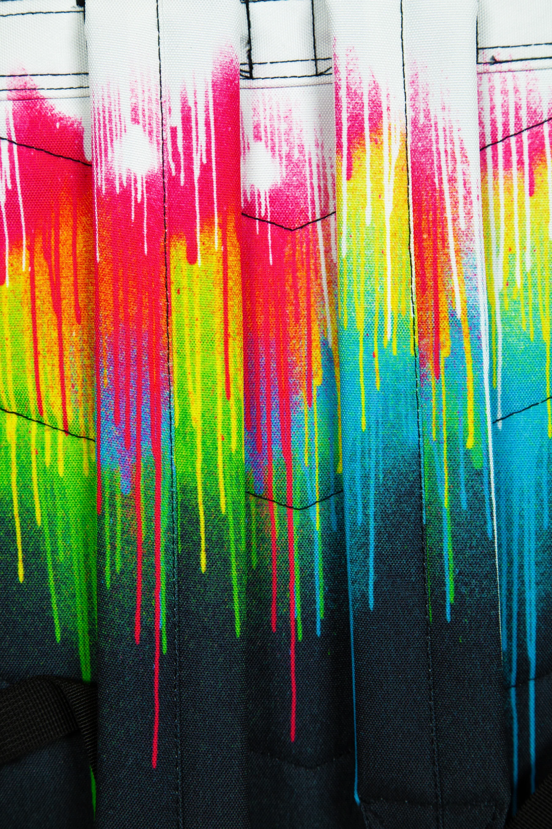 Hype Unisex Iconic Drips Multicolour Backpack - Image 8