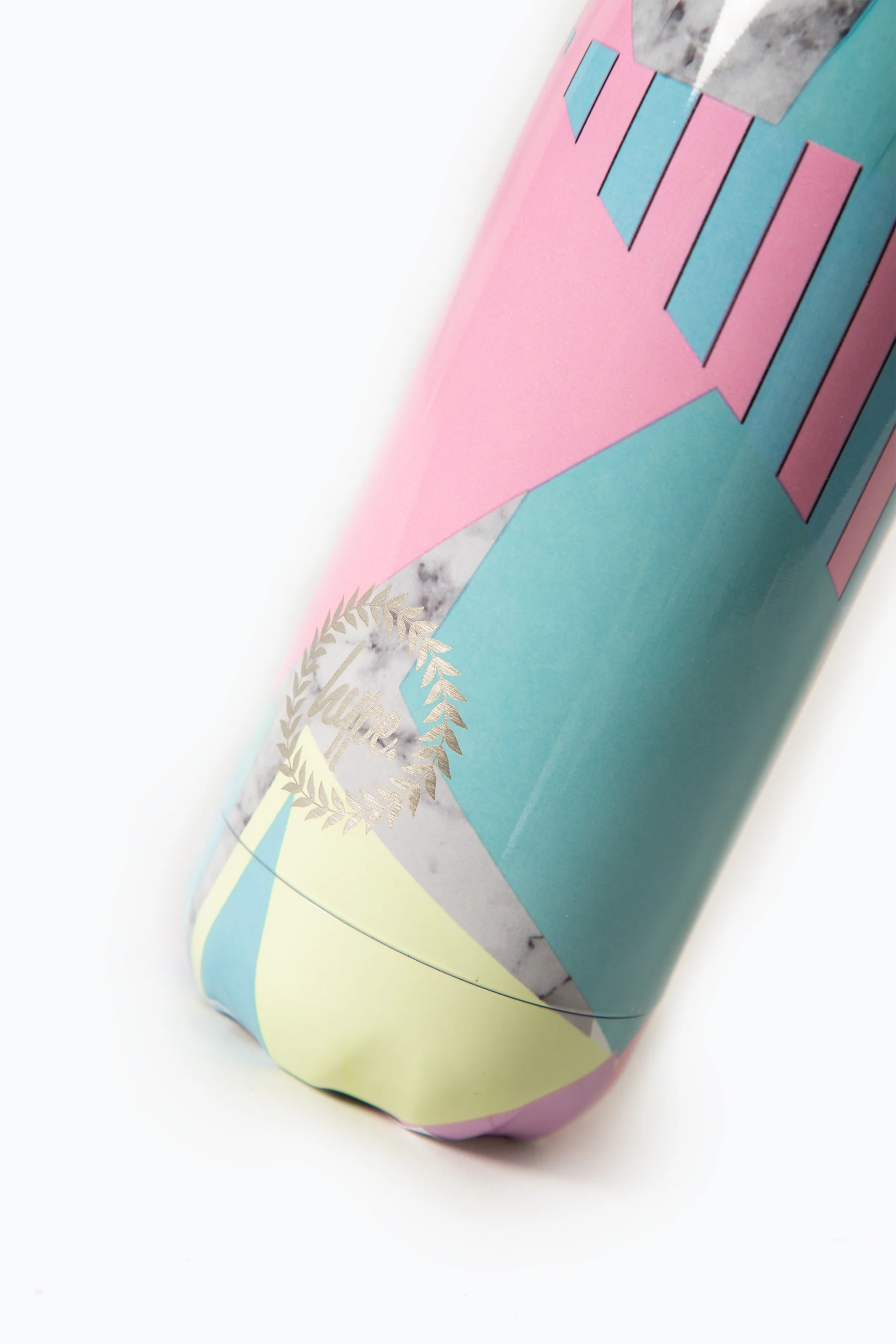 Hype Girls Multicoloured Pastel Collage Thermal Water Bottle - Image 4