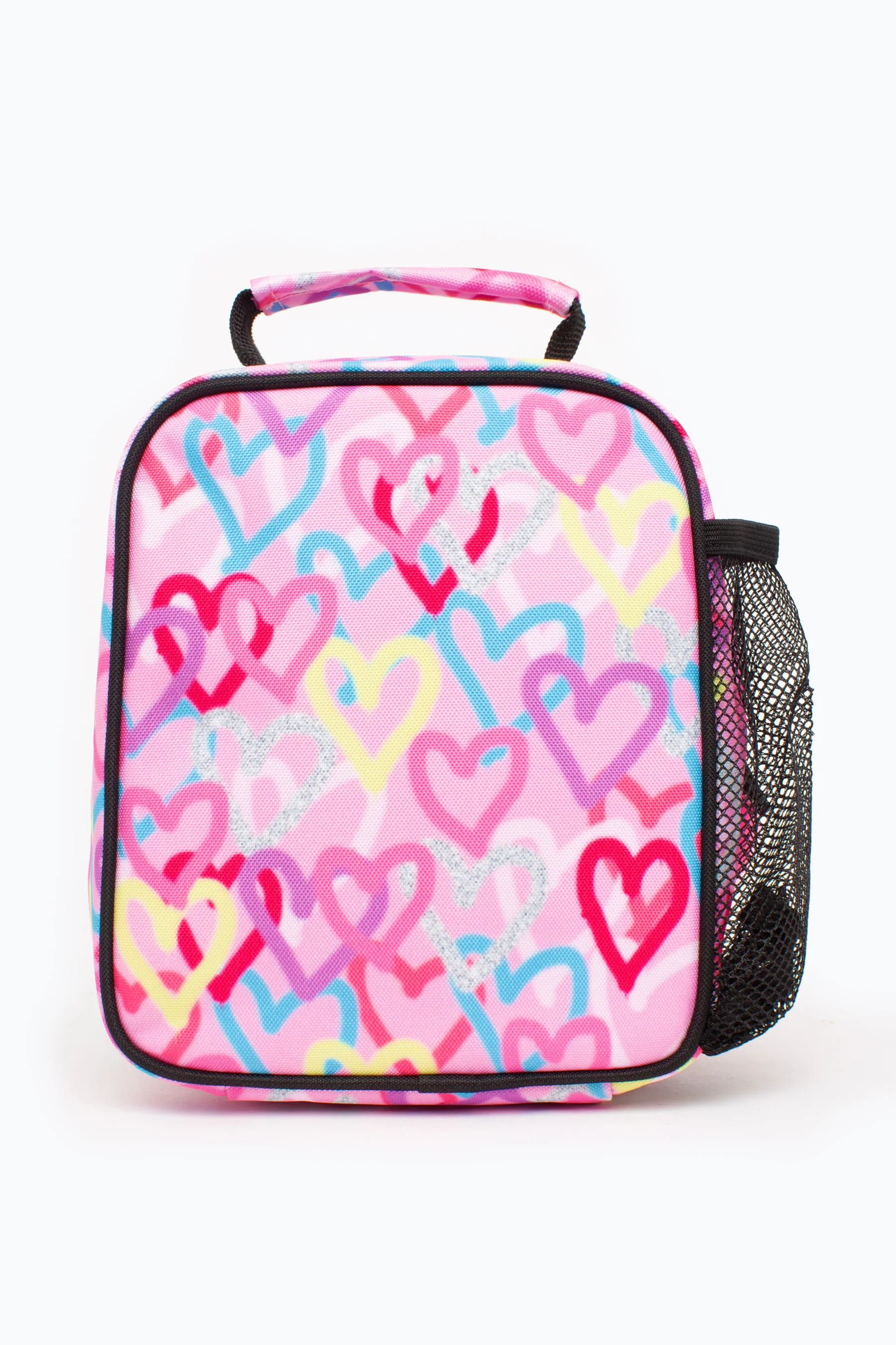 Hype Pink Graffiti Hearts Lunch Box - Image 3