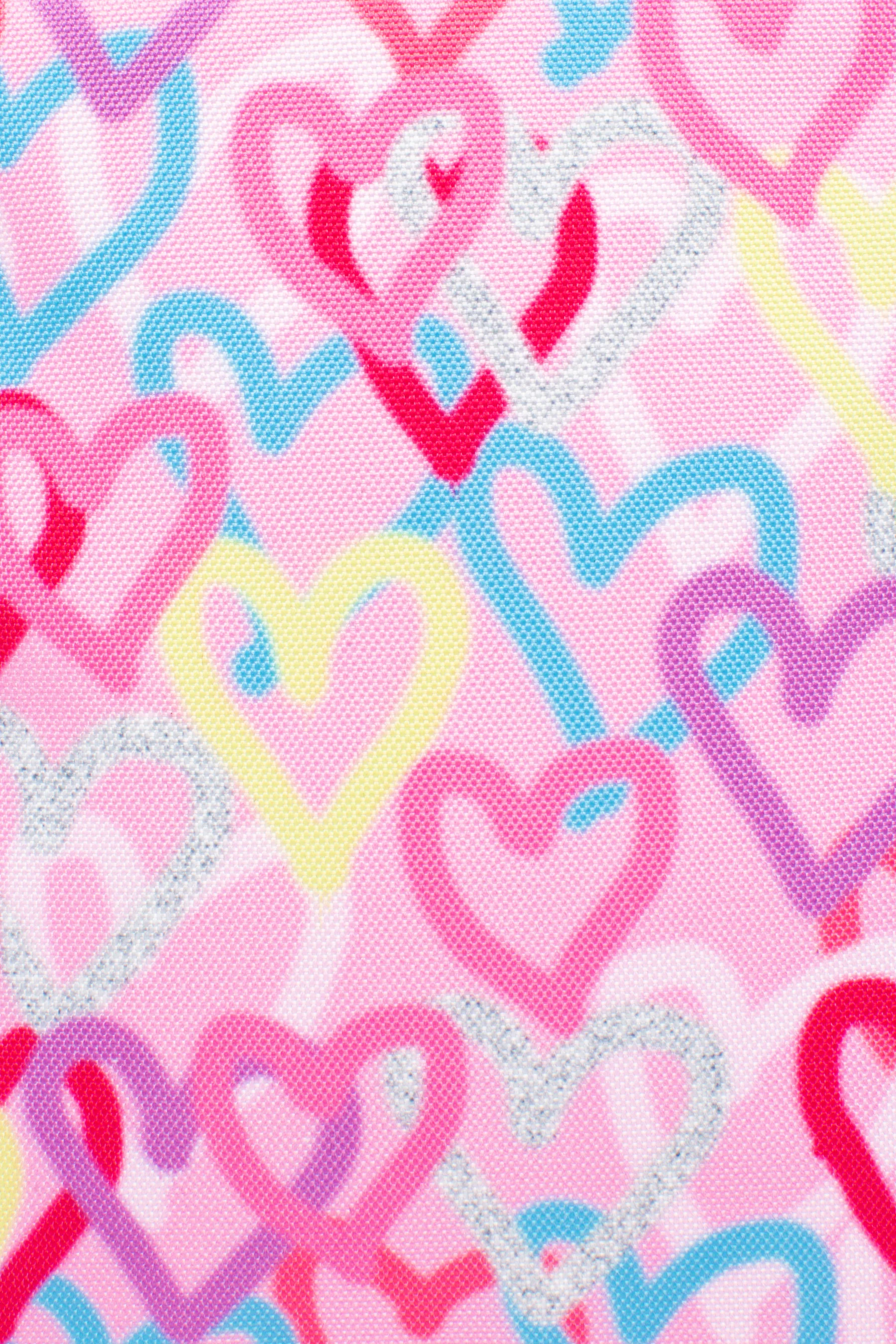 Hype Pink Graffiti Hearts Lunch Box - Image 6
