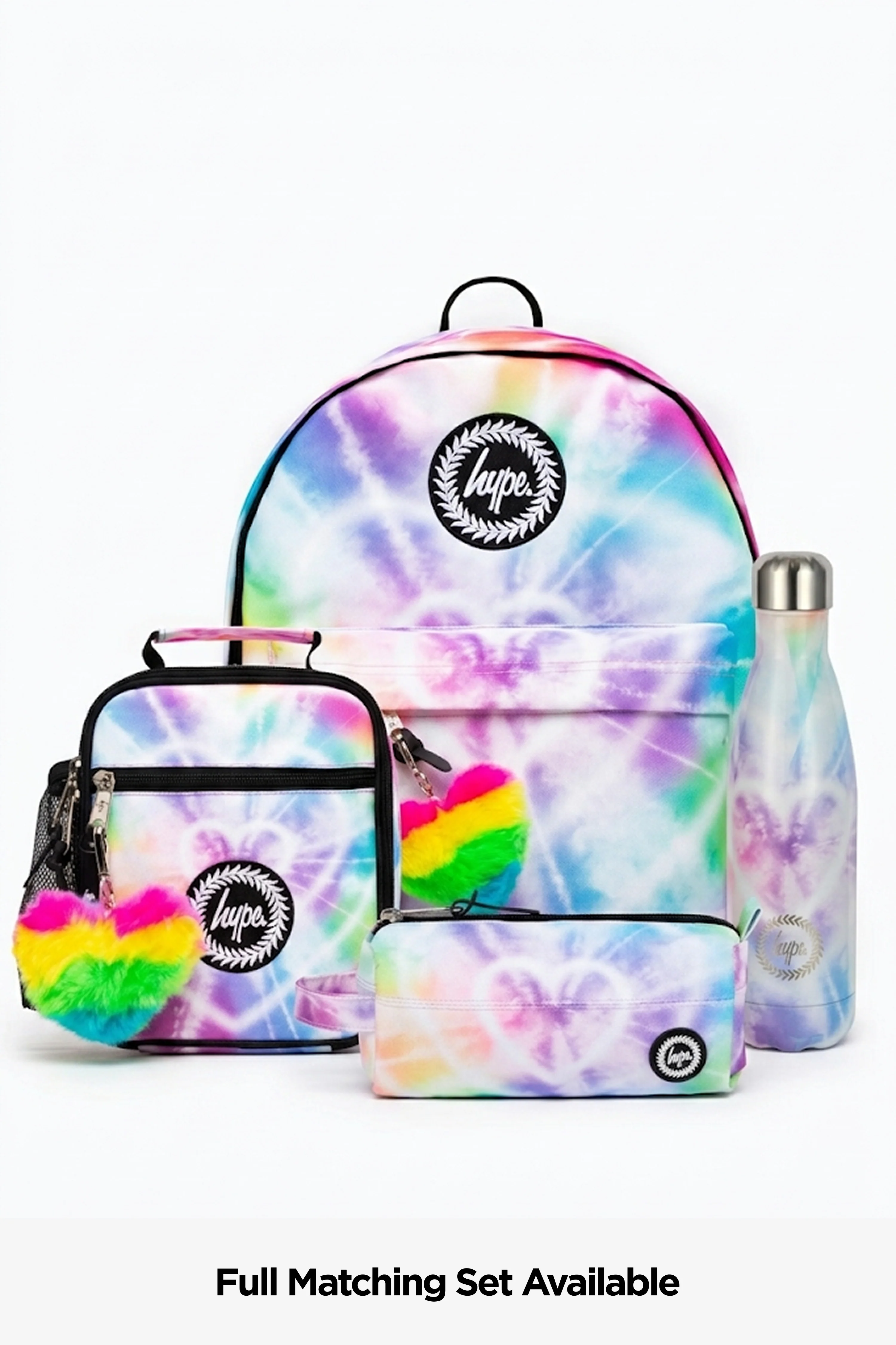 Hype Rainbow Heart Tie Dye Lunch Box - Image 6
