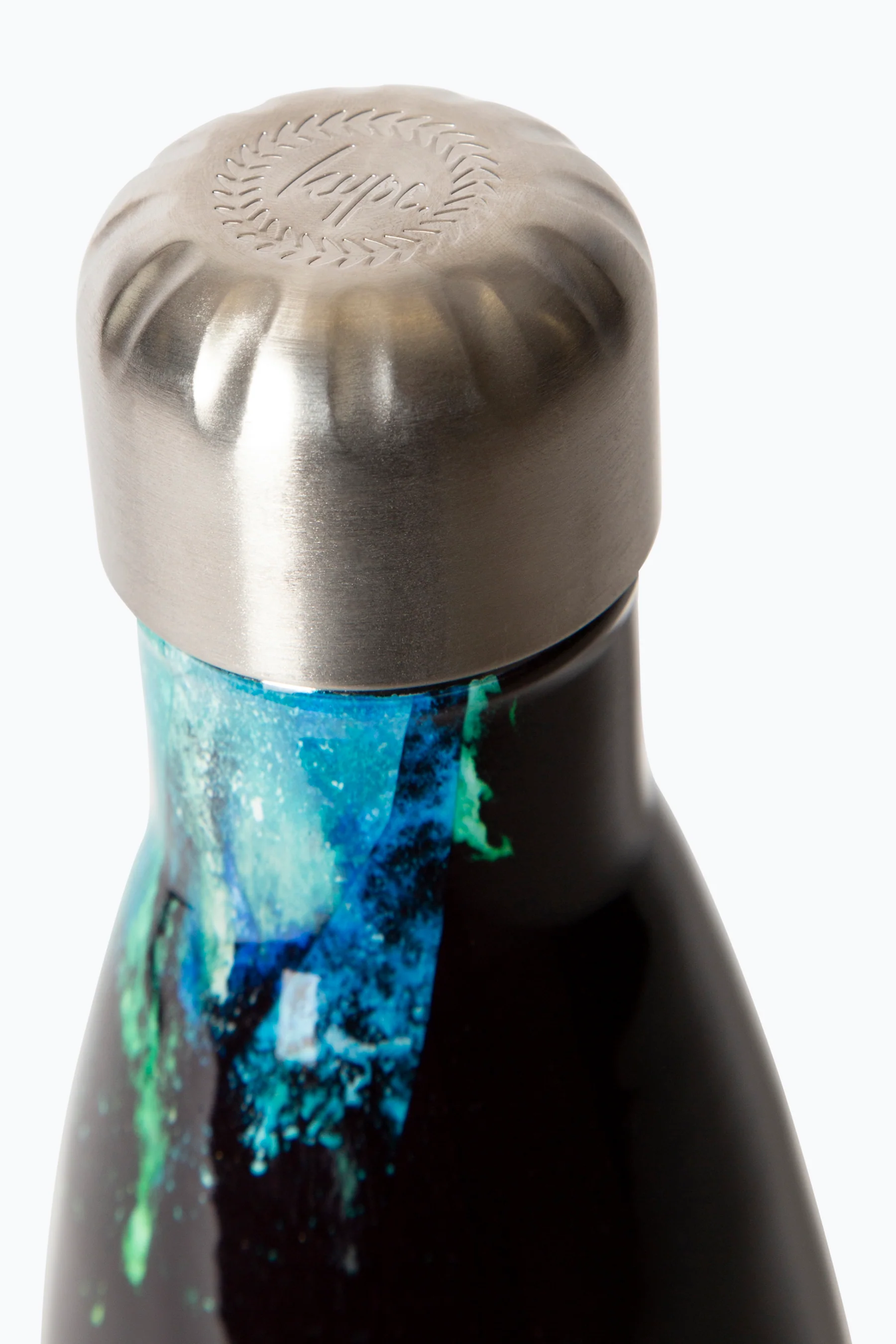 Hype Boys Black 3D Droplets Thermal Water Bottle - Image 4