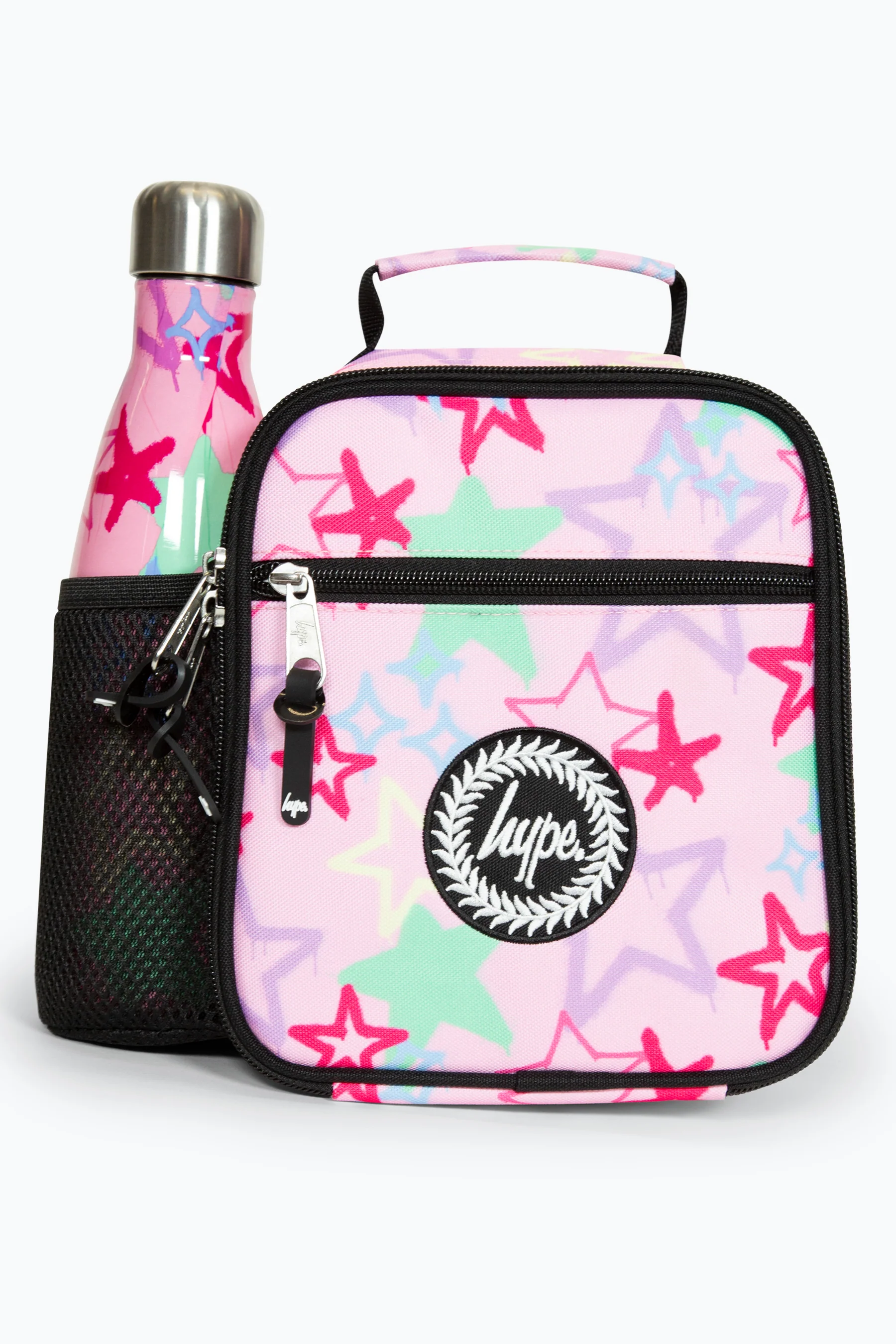 Hype Girls Pink Graffiti Stars Lunch Bag - Image 5