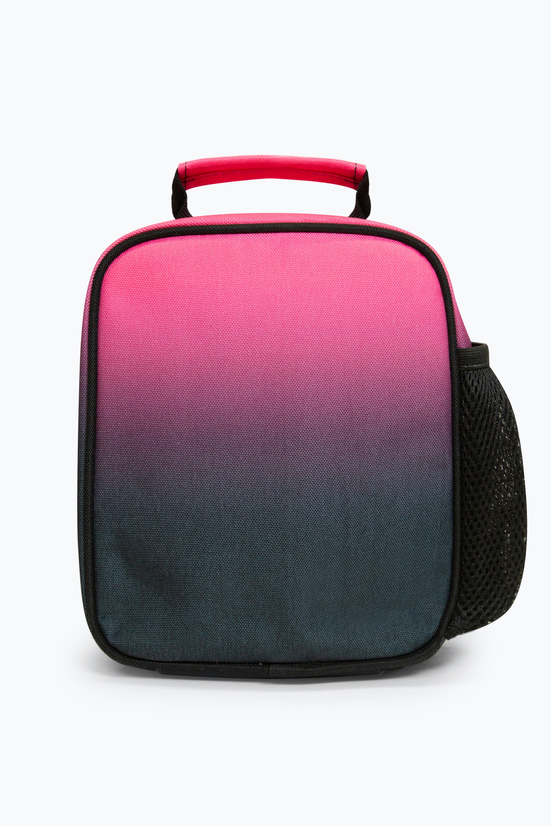 Hype Black/Pink Fade Lunch Bag - Image 4