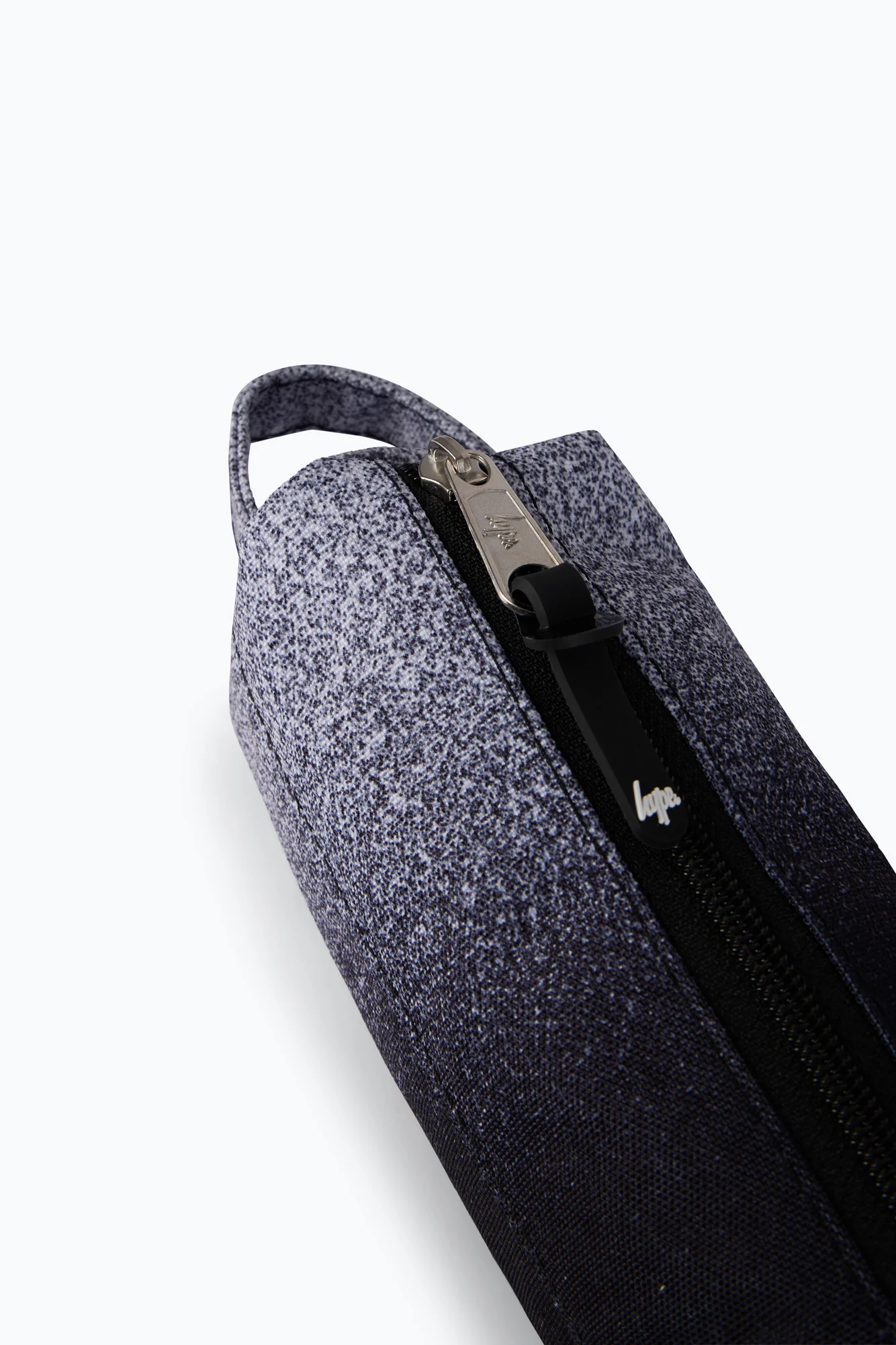 Hype Unisex Black/White Speckle Fade Pencil Case - Image 4