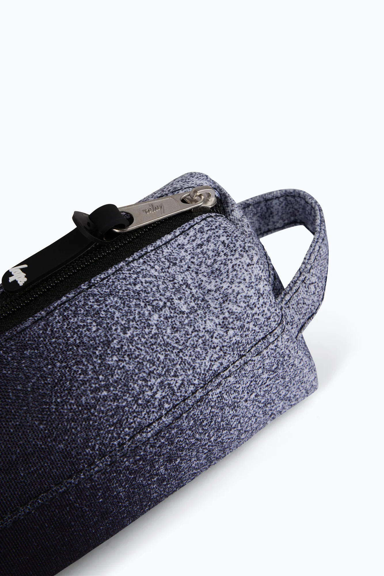 Hype Unisex Black/White Speckle Fade Pencil Case - Image 5