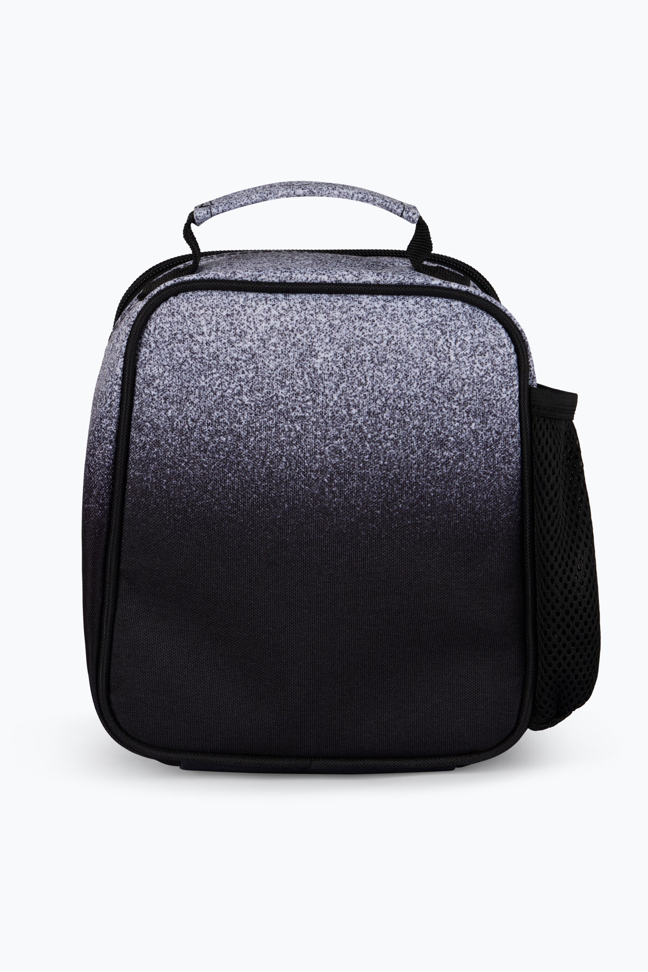 Hype Unisex Black/White Speckle Fade Lunch Bag - Image 4