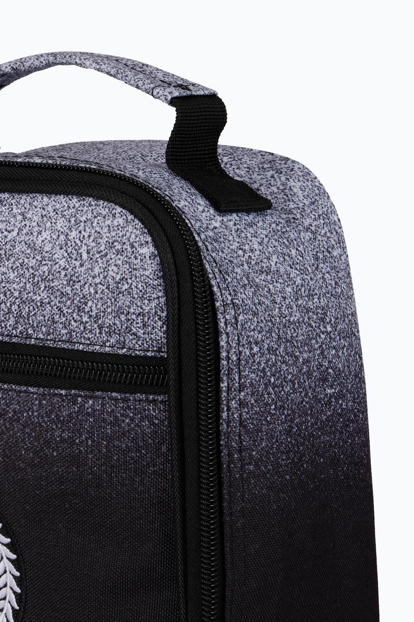 Hype Unisex Black/White Speckle Fade Lunch Bag - Image 6