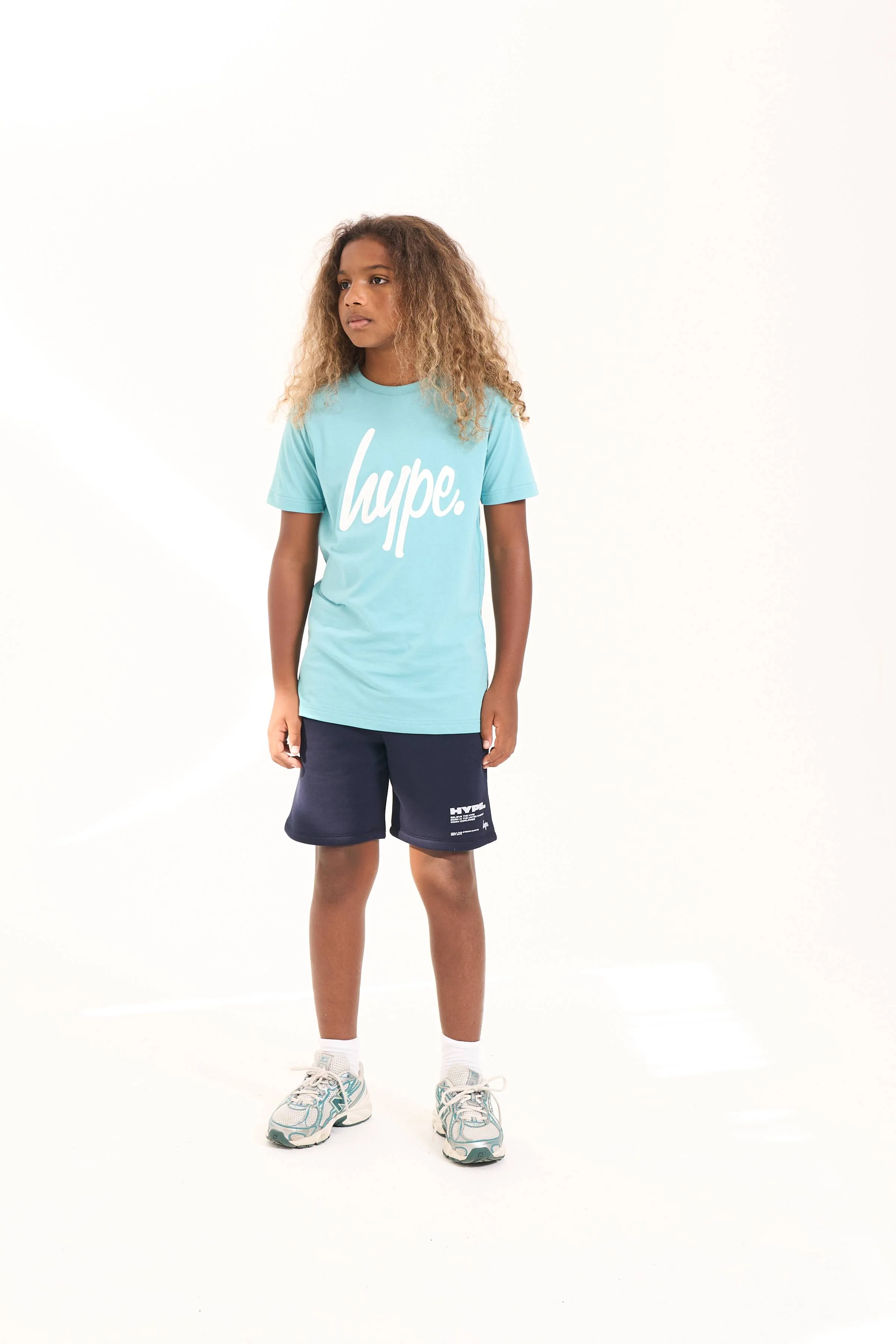Hype Unisex Essence Blue T-Shirt - Image 3