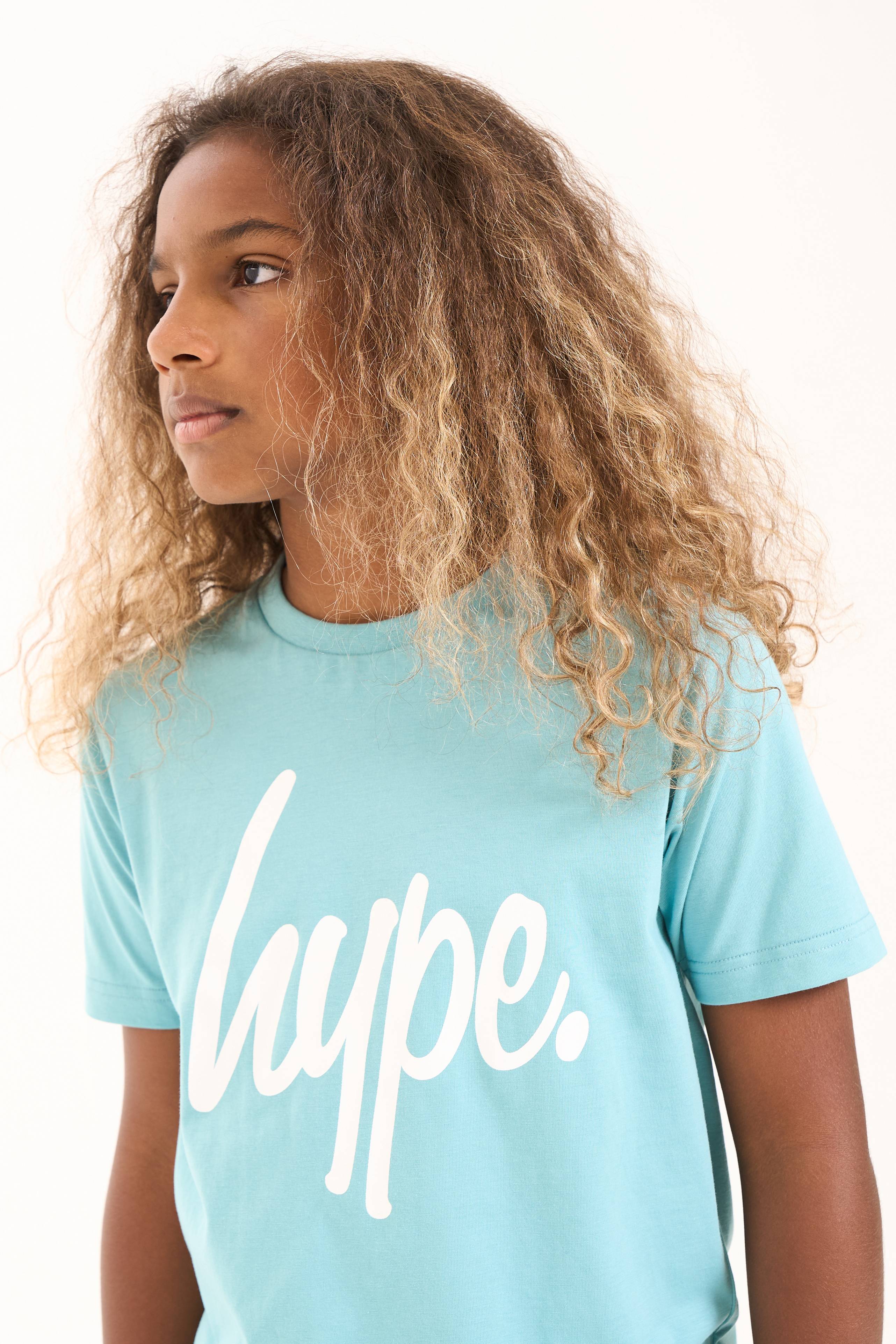 Hype Unisex Essence Blue T-Shirt - Image 4