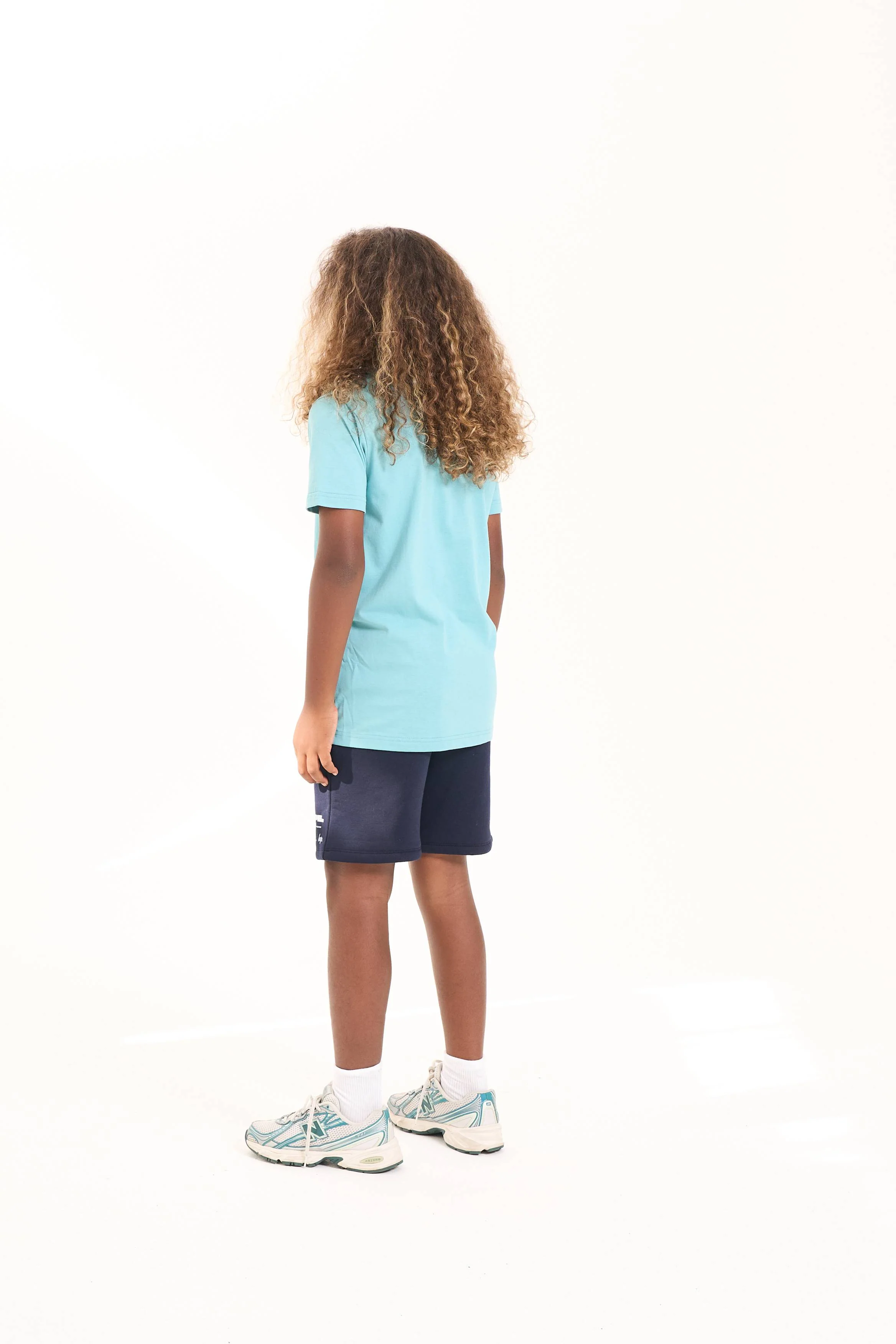 Hype Unisex Essence Blue T-Shirt - Image 5