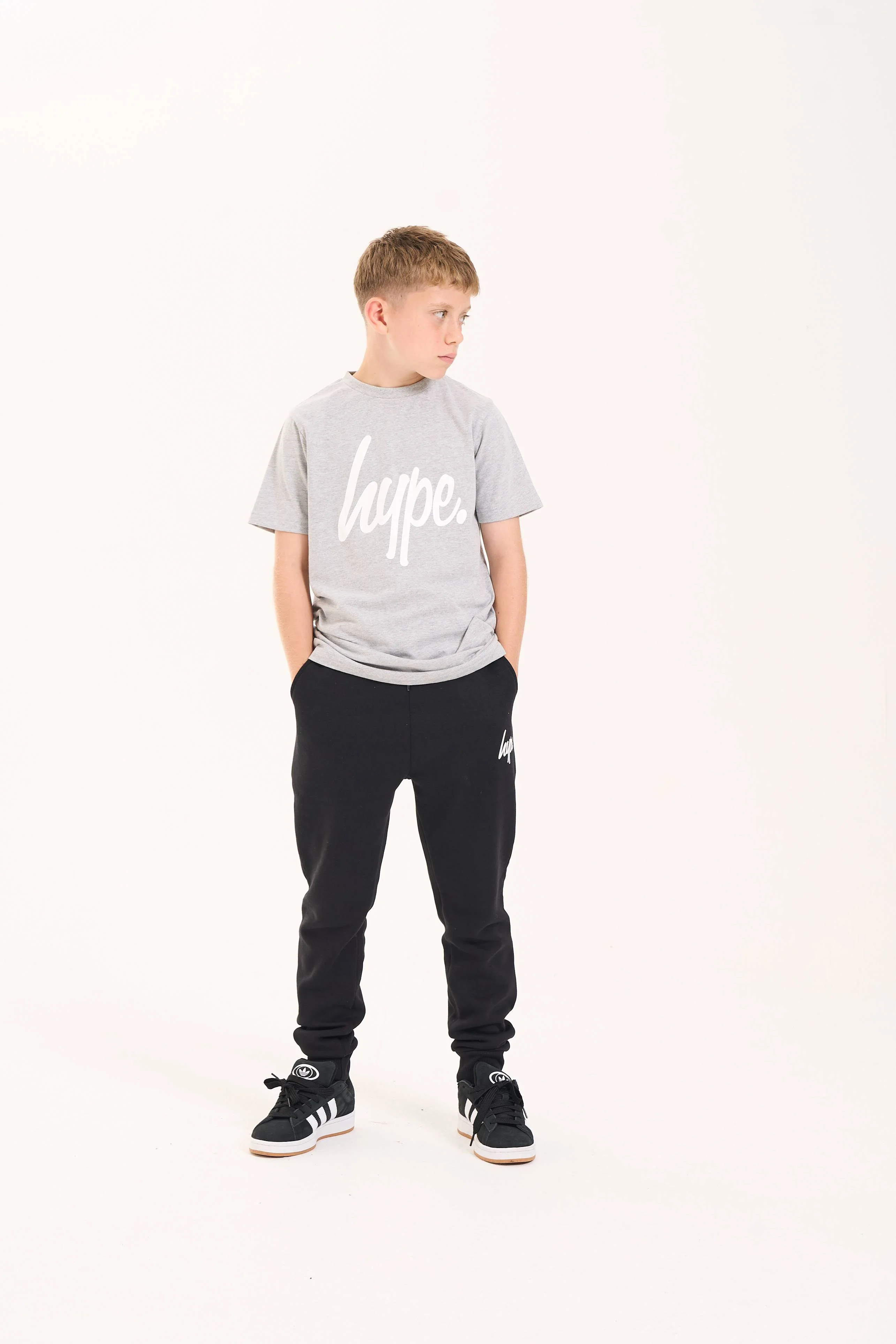 Hype Unisex Essence Grey T-Shirt - Image 4