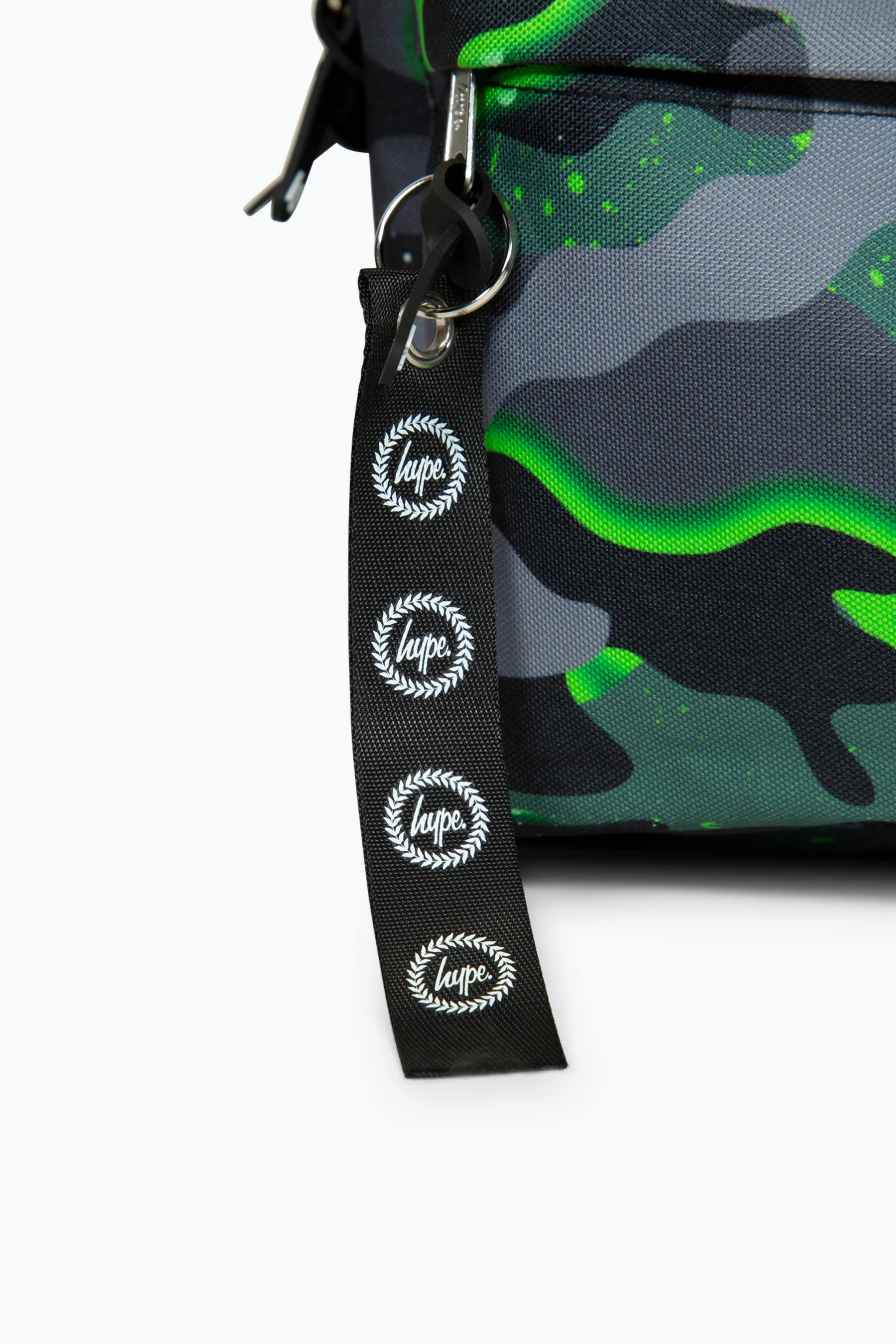 Hype Iconic Green Glow Camo Boys Backpack - Image 5
